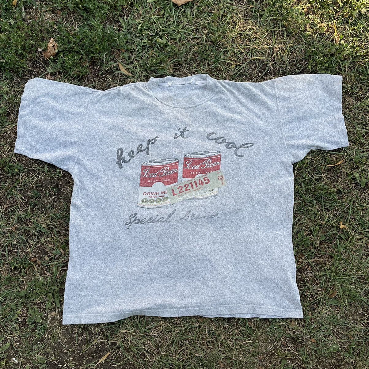 Vintage Y2K Adult “Beer Drink Tee ” Spot Marley Humor Tee