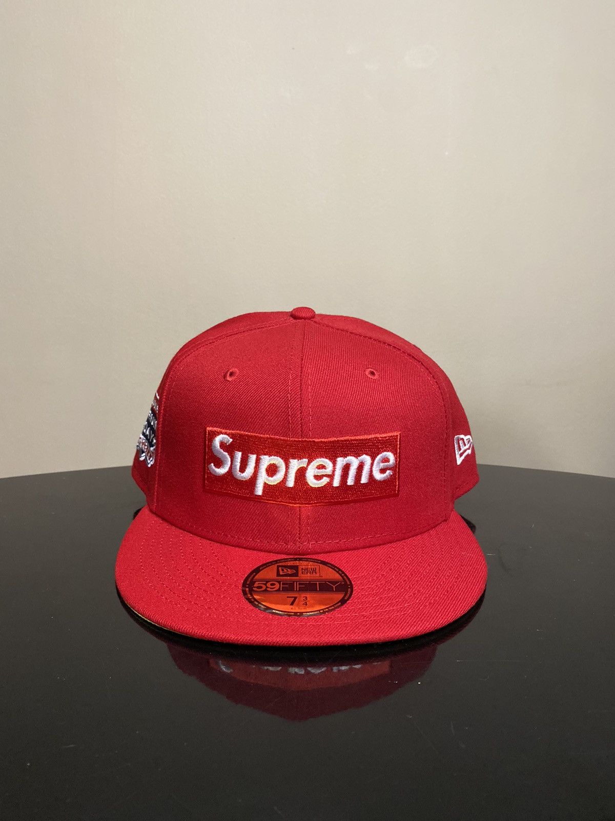 Supreme Box Logo New Era Red | Grailed