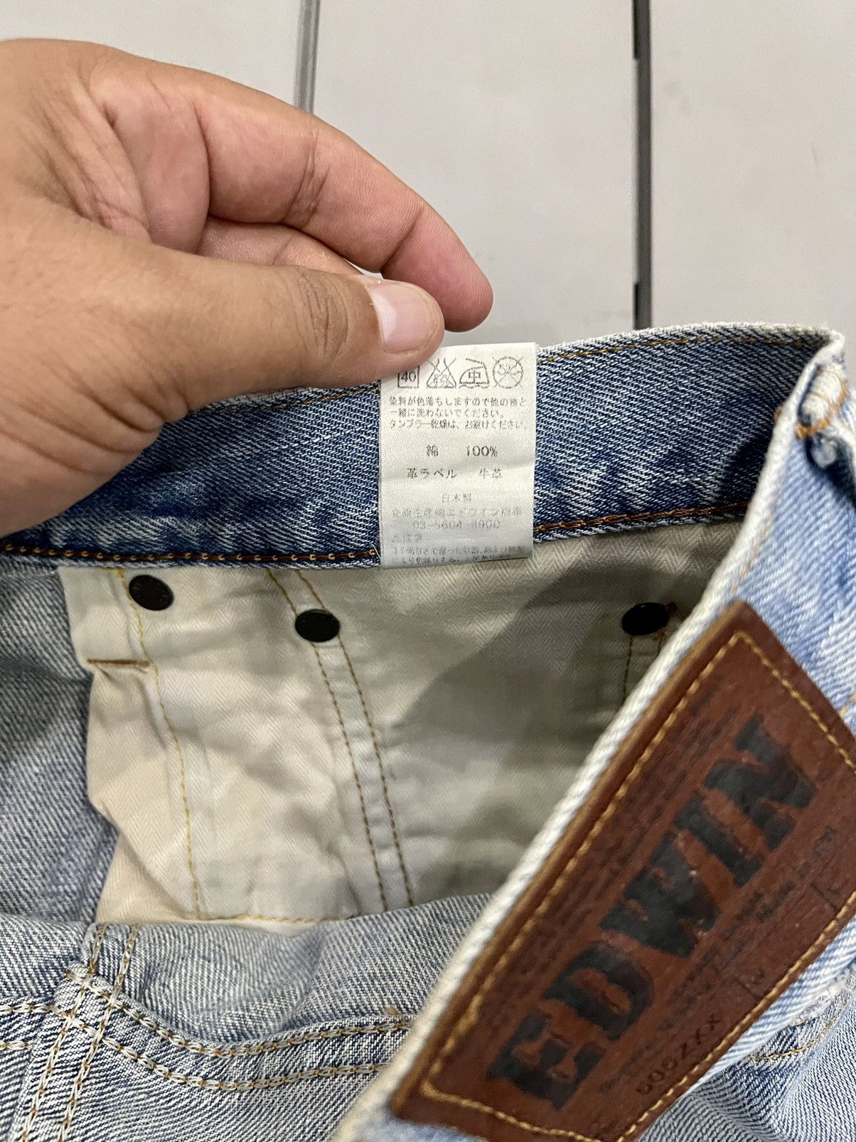 Edwin VINTAGE🔥🔥SUNFADED EDWIN 505ZXX REDLINE SELVEDGE SIZE 34X33 Size US 34 / EU 50 - 17 Thumbnail