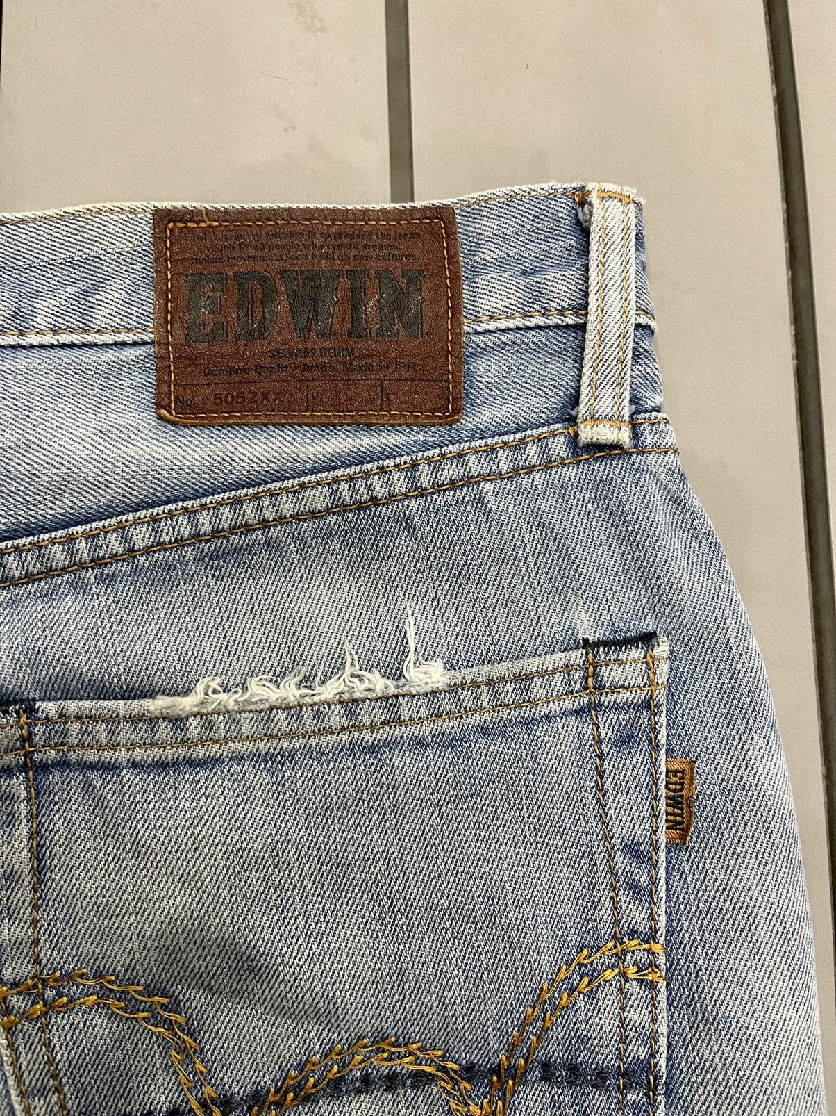 Edwin VINTAGE🔥🔥SUNFADED EDWIN 505ZXX REDLINE SELVEDGE SIZE 34X33 Size US 34 / EU 50 - 14 Thumbnail