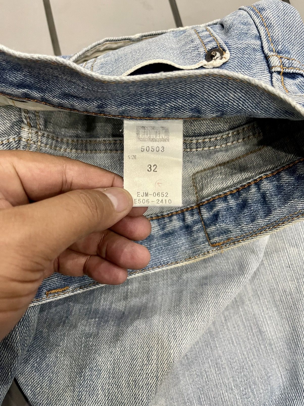 Edwin VINTAGE🔥🔥SUNFADED EDWIN 505ZXX REDLINE SELVEDGE SIZE 34X33 Size US 34 / EU 50 - 16 Thumbnail