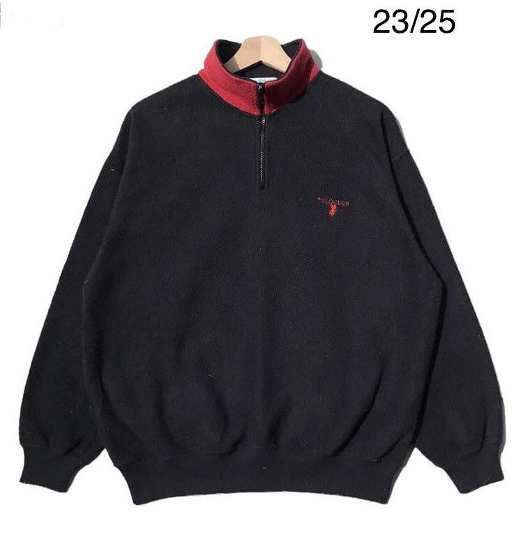 Beverly Hills Polo Club RARE🔥 Polo Club Sweatshirts Wool Half Zipper Size US L / EU 52-54 / 3 - 1 Thumbnail