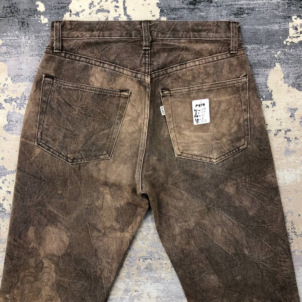Beams Plus P474 VTG JAPAN BEAMS DISTRESSED DENIM Size US 28 / EU 44 - 4 Thumbnail
