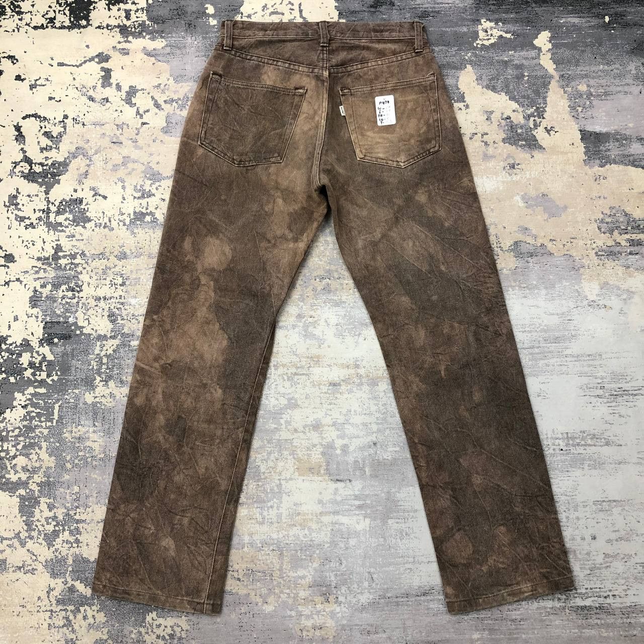 Beams Plus P474 VTG JAPAN BEAMS DISTRESSED DENIM Size US 28 / EU 44 - 2 Thumbnail