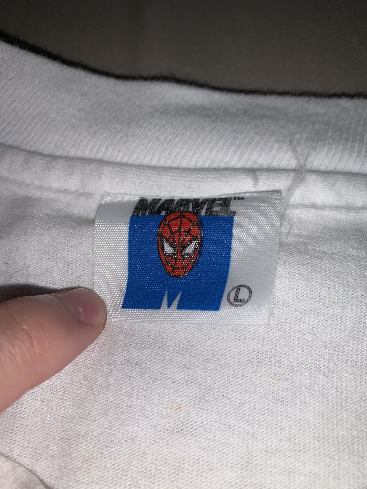Marvel Comics Vintage 1991 Spiderman Todd McFarlane Wrap Around Tee Size US L / EU 52-54 / 3 - 4 Thumbnail