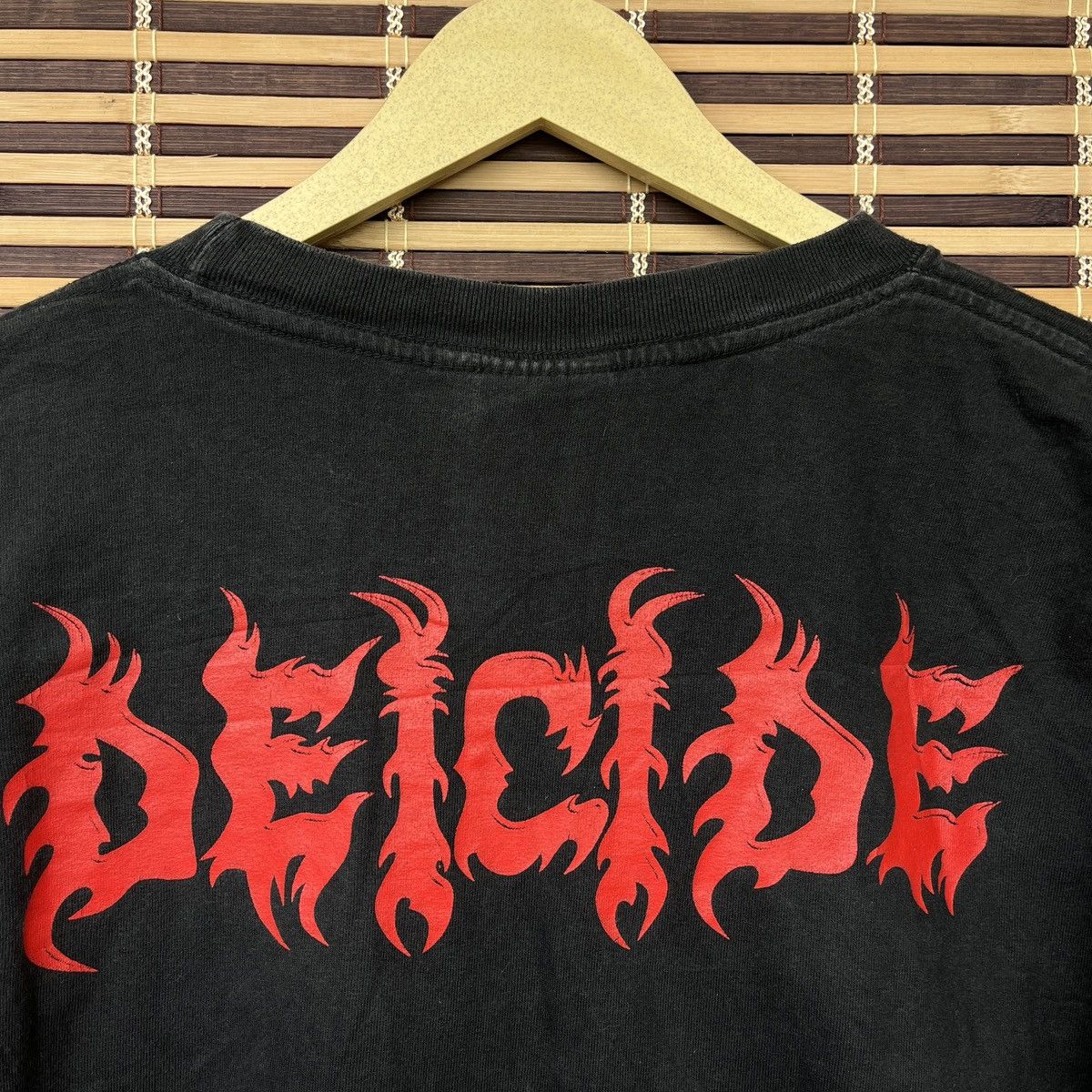 Band Tees PUNK HEAVY METAL ROCK DEICIDE TO HELL WITH GOD TSHIRT Size US M / EU 48-50 / 2 - 16 Thumbnail