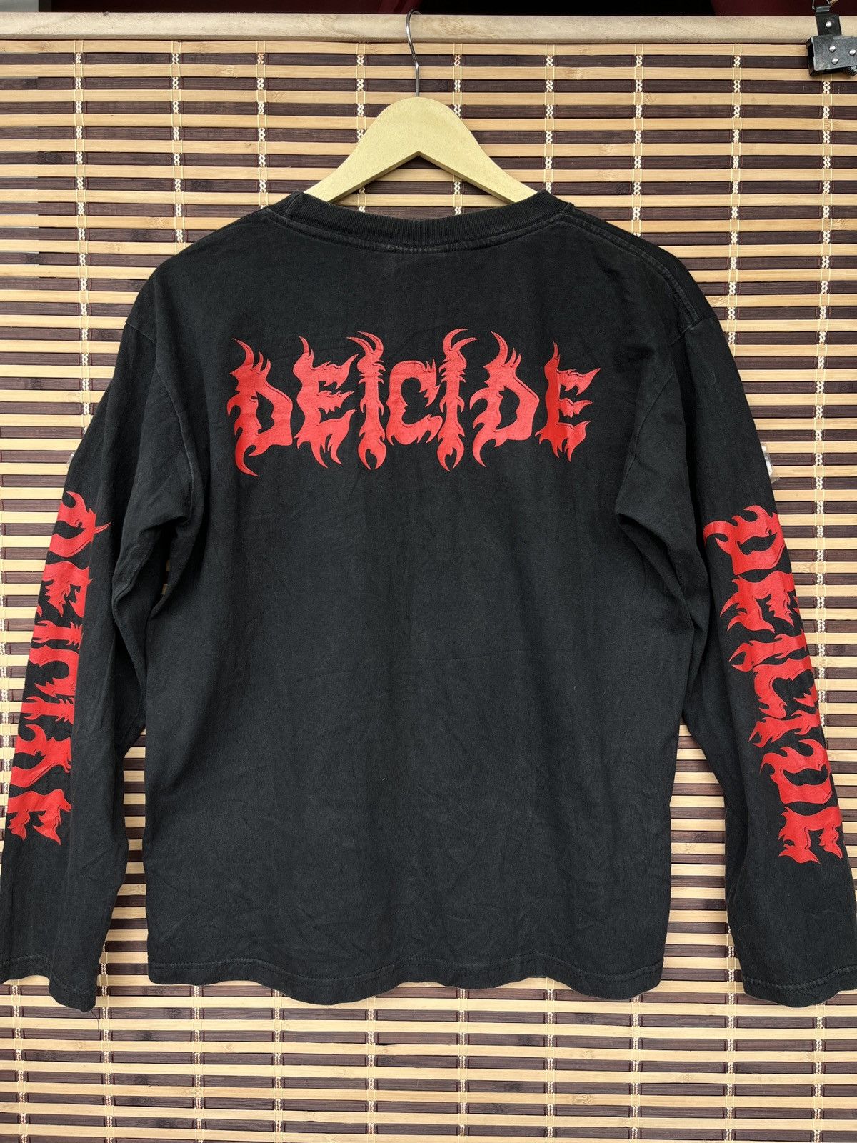 Band Tees PUNK HEAVY METAL ROCK DEICIDE TO HELL WITH GOD TSHIRT Size US M / EU 48-50 / 2 - 2 Thumbnail