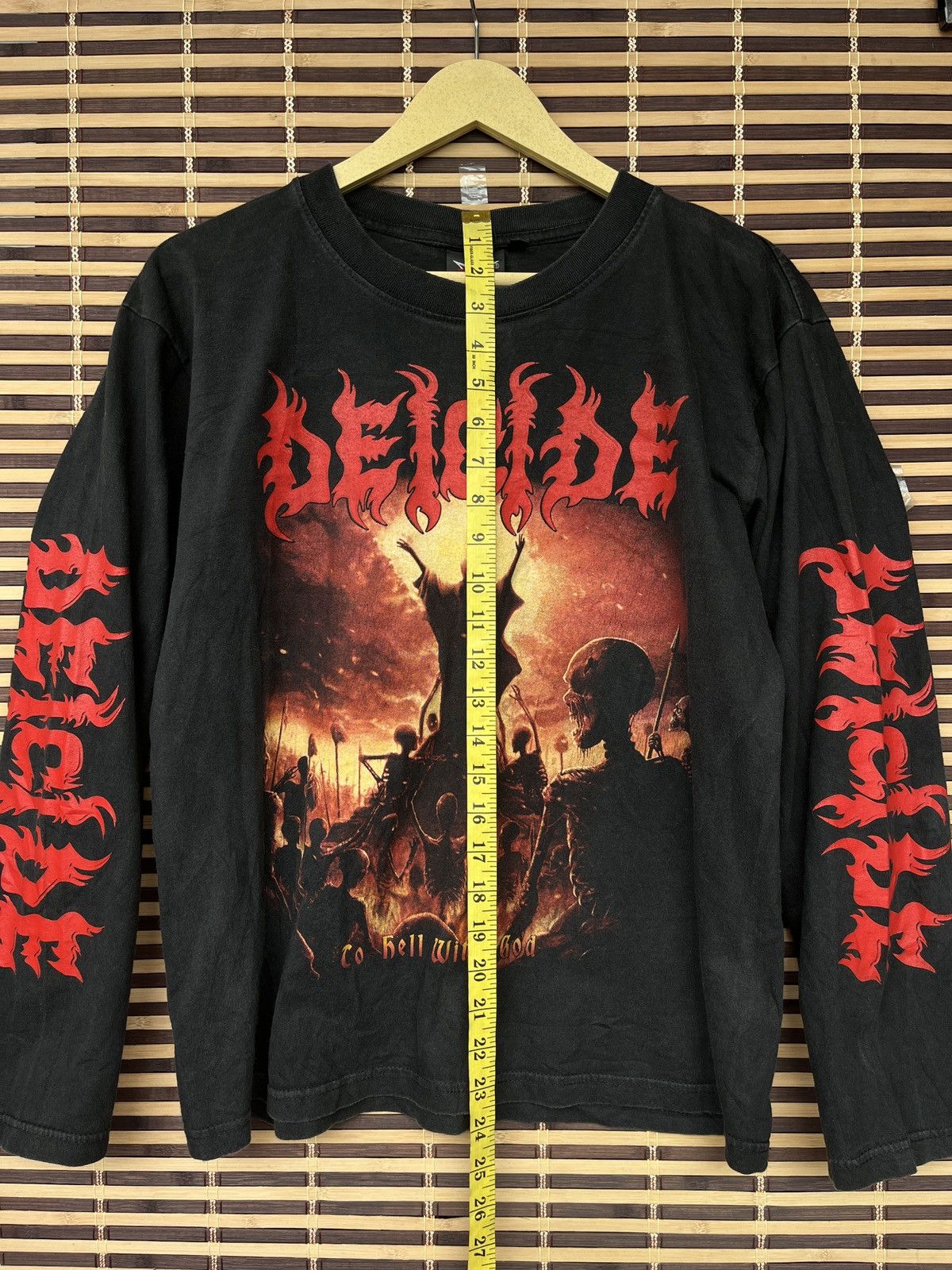 Band Tees PUNK HEAVY METAL ROCK DEICIDE TO HELL WITH GOD TSHIRT Size US M / EU 48-50 / 2 - 3 Thumbnail