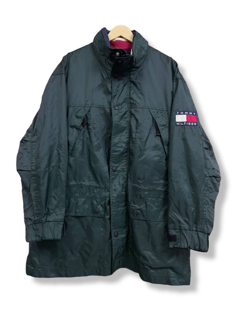 Tommy Hilfiger × Vintage Vintage Tommy Hilfiger Sweater Waterproof Jacket Size US L / EU 52-54 / 3 - 1 Thumbnail