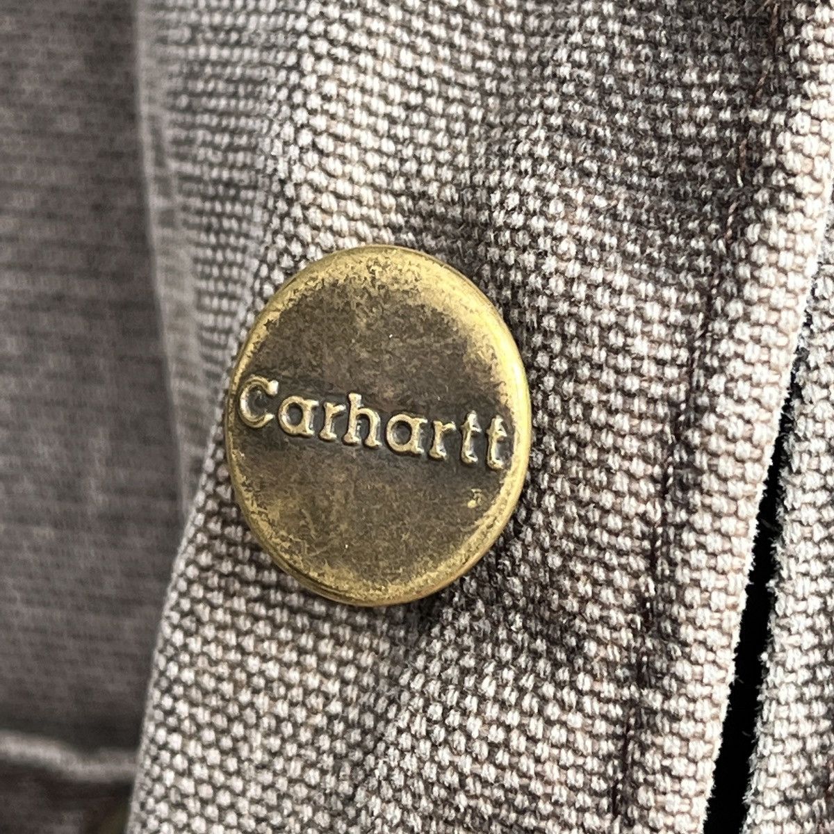 Carhartt × Vintage Vintage 🇺🇸 Carhartt Detroit Chore Denim Jacket Made In USA Size US XL / EU 56 / 4 - 14 Thumbnail
