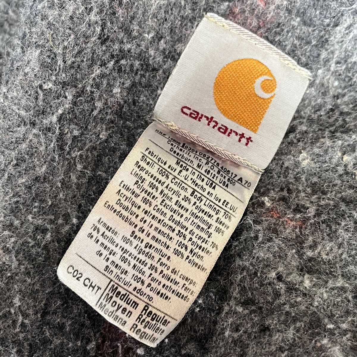 Carhartt × Vintage Vintage 🇺🇸 Carhartt Detroit Chore Denim Jacket Made In USA Size US XL / EU 56 / 4 - 6 Thumbnail