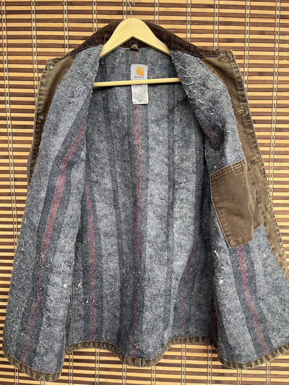 Carhartt × Vintage Vintage 🇺🇸 Carhartt Detroit Chore Denim Jacket Made In USA Size US XL / EU 56 / 4 - 15 Thumbnail