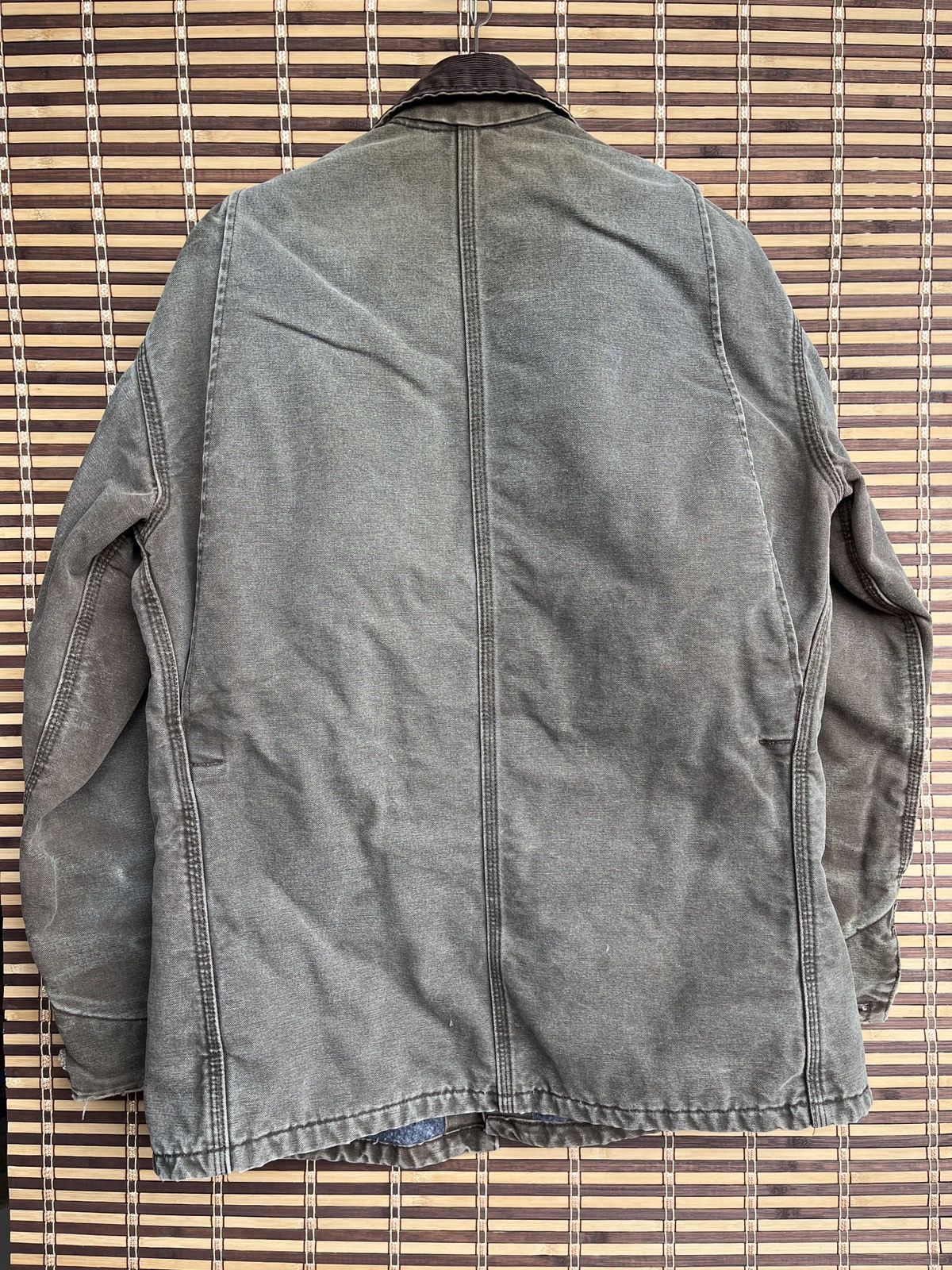 Carhartt × Vintage Vintage 🇺🇸 Carhartt Detroit Chore Denim Jacket Made In USA Size US XL / EU 56 / 4 - 3 Thumbnail