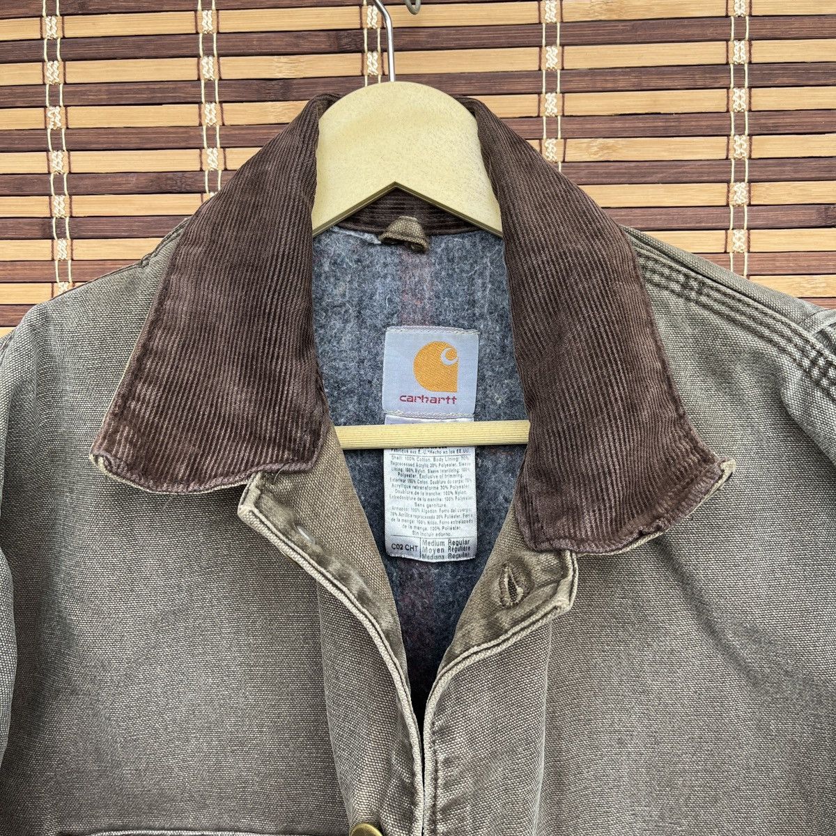 Carhartt × Vintage Vintage 🇺🇸 Carhartt Detroit Chore Denim Jacket Made In USA Size US XL / EU 56 / 4 - 5 Thumbnail