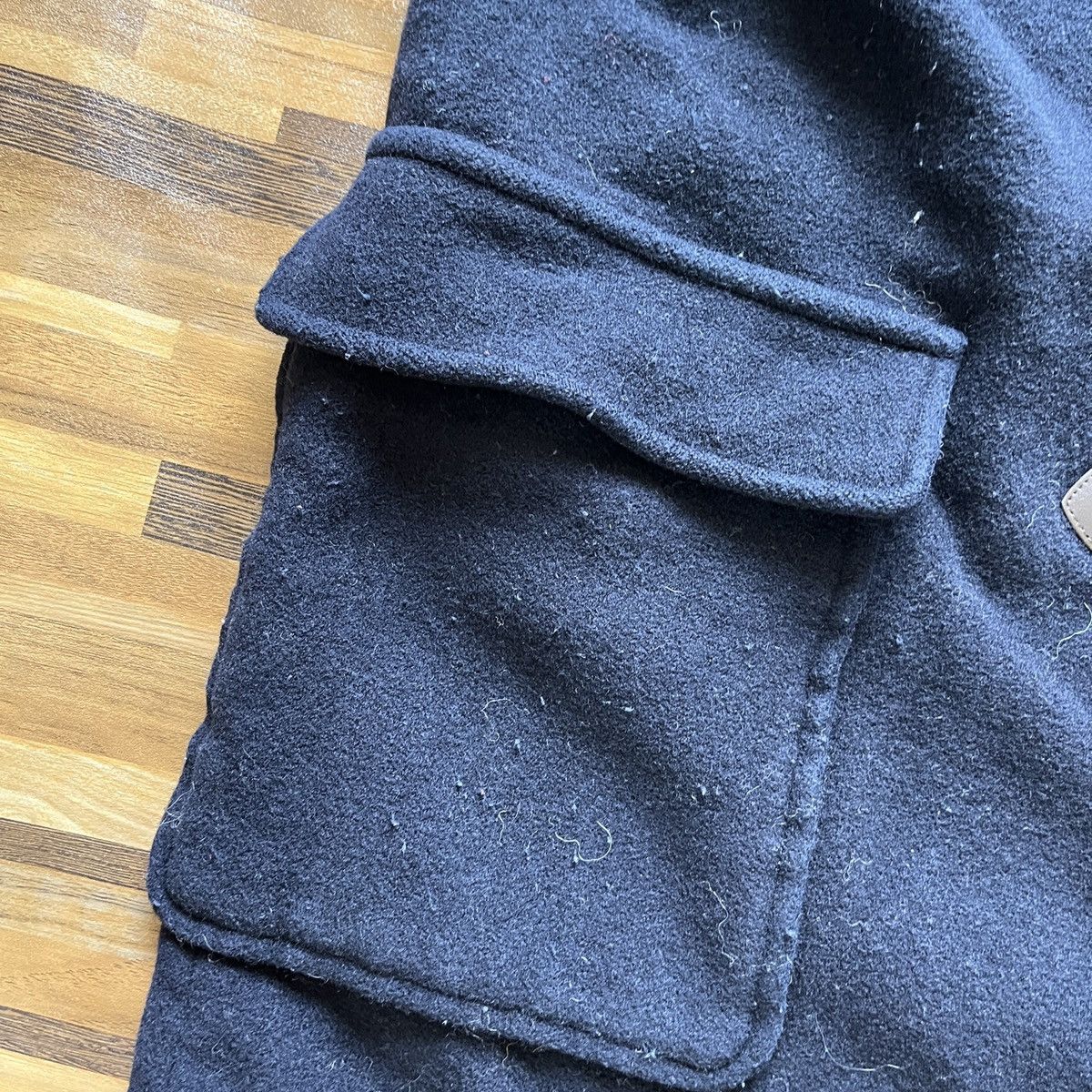Burberry × Vintage Burberrys Duffel Jacket Hoodie Parkas Wool Coat Vintage 🔥🔥🔥 Size US L / EU 52-54 / 3 - 13 Thumbnail