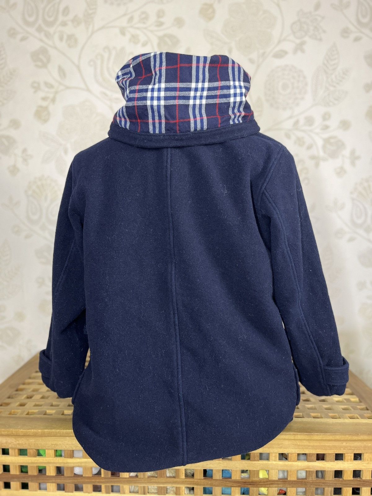 Burberry × Vintage Burberrys Duffel Jacket Hoodie Parkas Wool Coat Vintage 🔥🔥🔥 Size US L / EU 52-54 / 3 - 2 Thumbnail