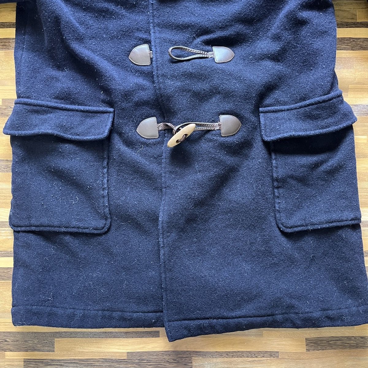 Burberry × Vintage Burberrys Duffel Jacket Hoodie Parkas Wool Coat Vintage 🔥🔥🔥 Size US L / EU 52-54 / 3 - 12 Thumbnail