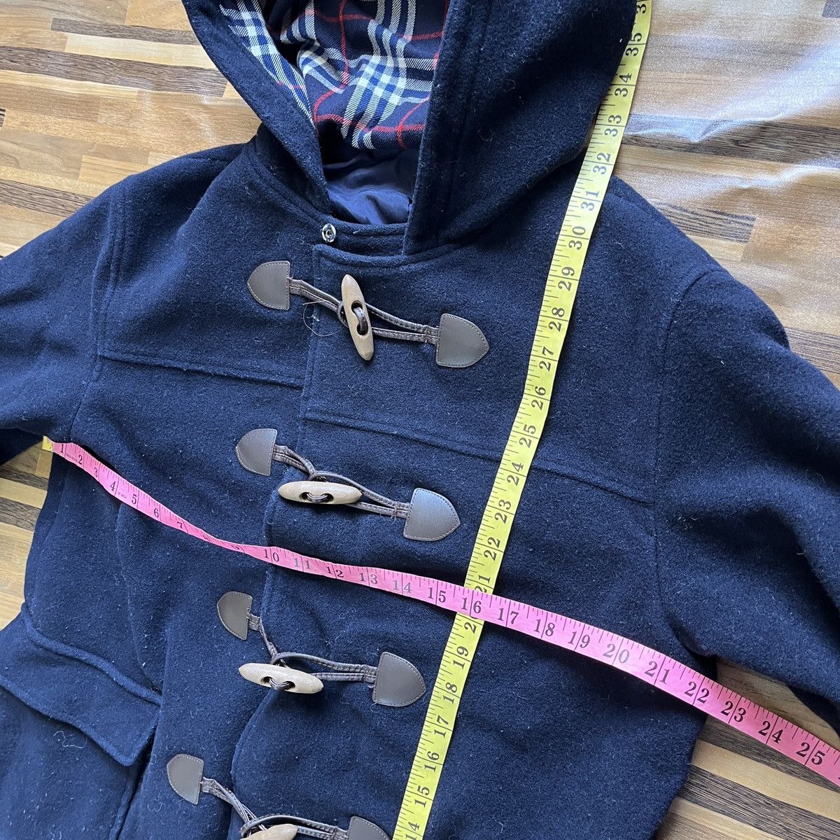 Burberry × Vintage Burberrys Duffel Jacket Hoodie Parkas Wool Coat Vintage 🔥🔥🔥 Size US L / EU 52-54 / 3 - 3 Thumbnail