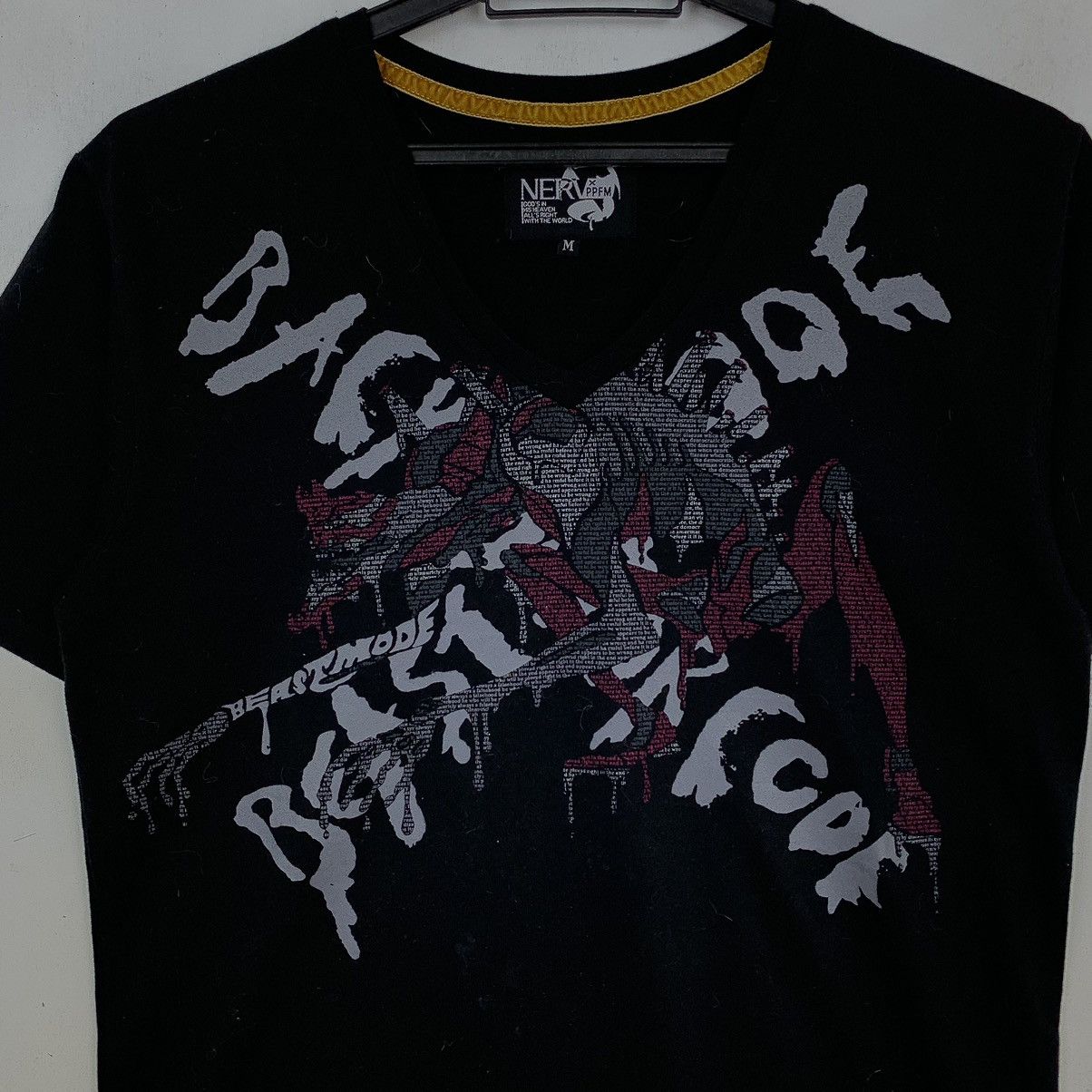 Anime × Japanese Brand × PPFM Nerv Evangelion Beast Mode x PPFM Anime T Shirt Size US M / EU 48-50 / 2 - 2 Thumbnail