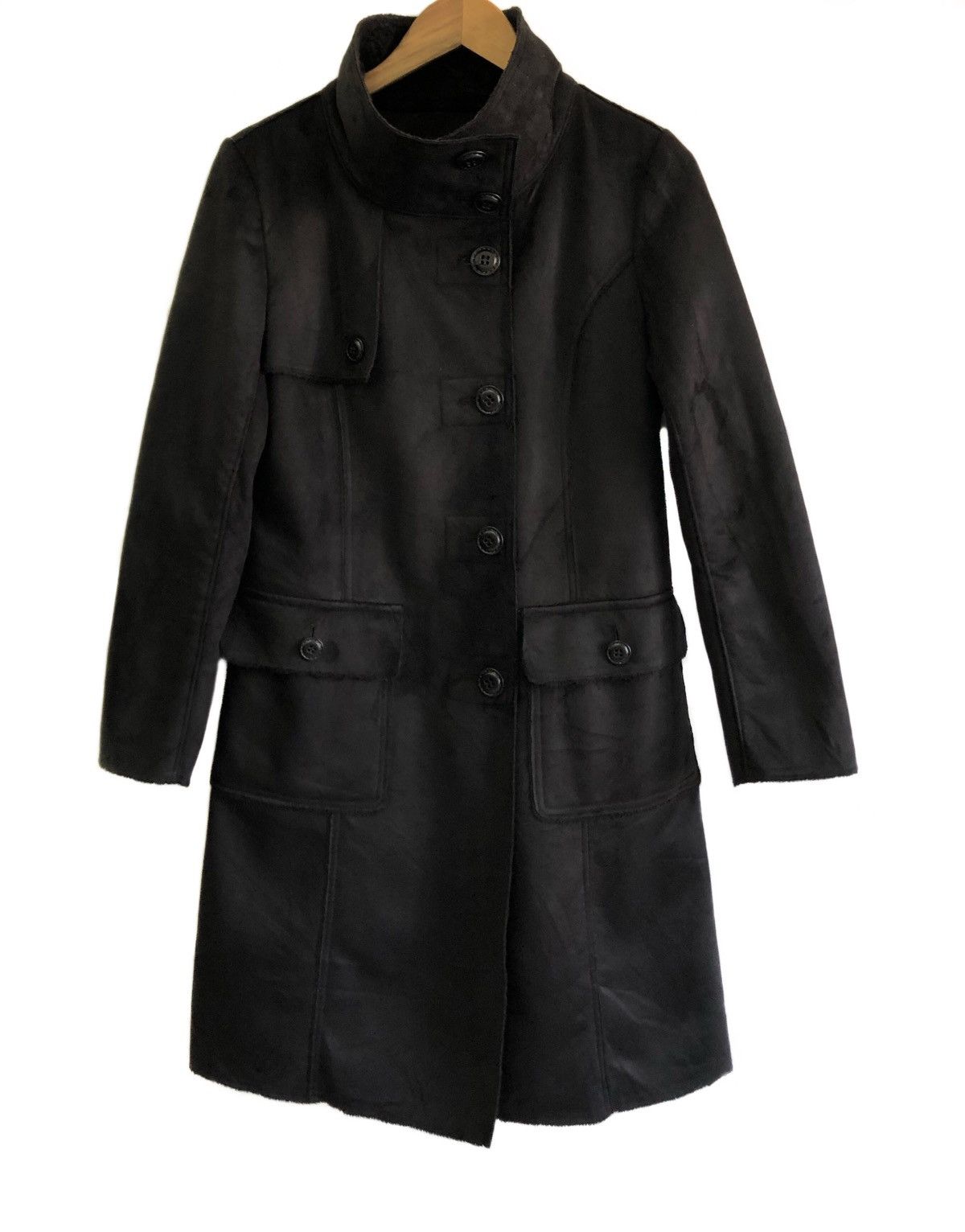 Comme des Garcons 🔥Archive Comme Ca Ism Chester Coat Suede Jacket Fur Lining Size US M / EU 48-50 / 2 - 1 Thumbnail