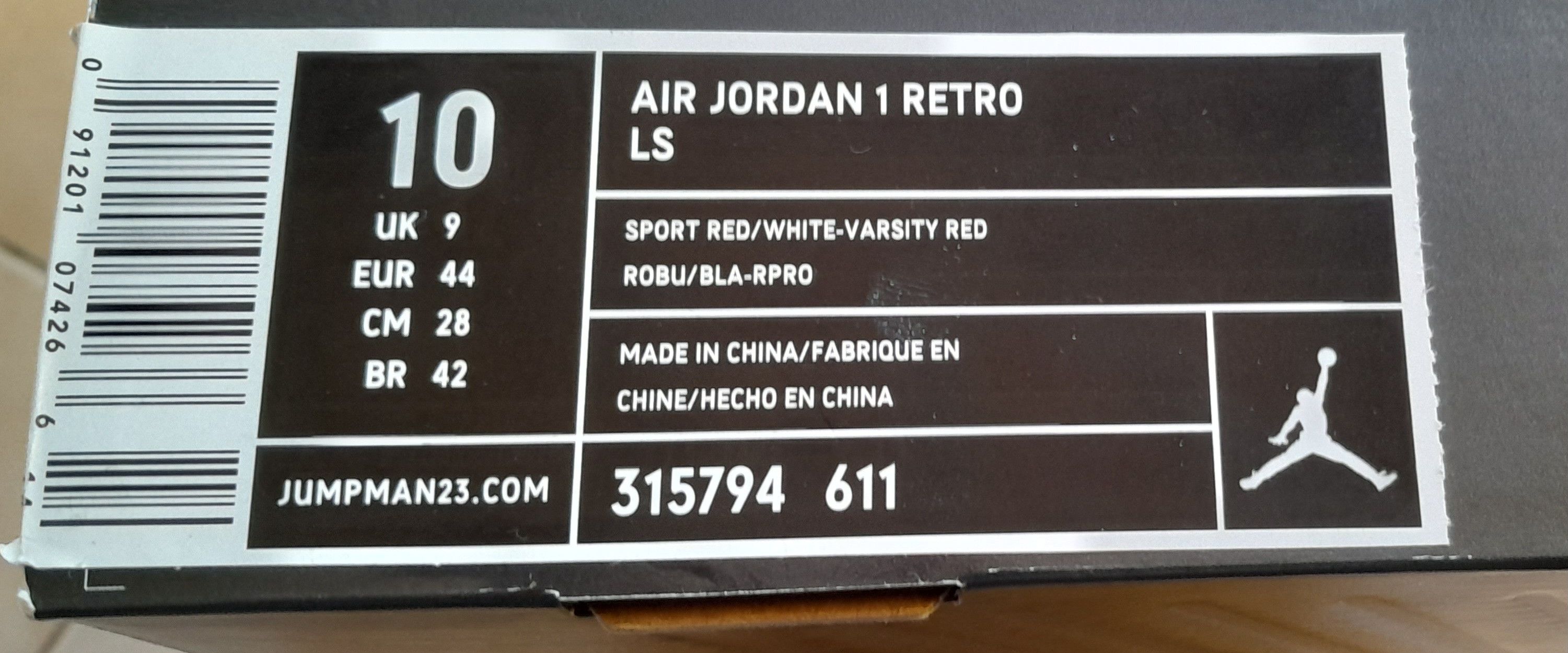 Nike Nike Air Jordan 1 Retro LS 💰 FINAL PRICE DROP💰 Size US 10 / EU 43 - 14 Thumbnail