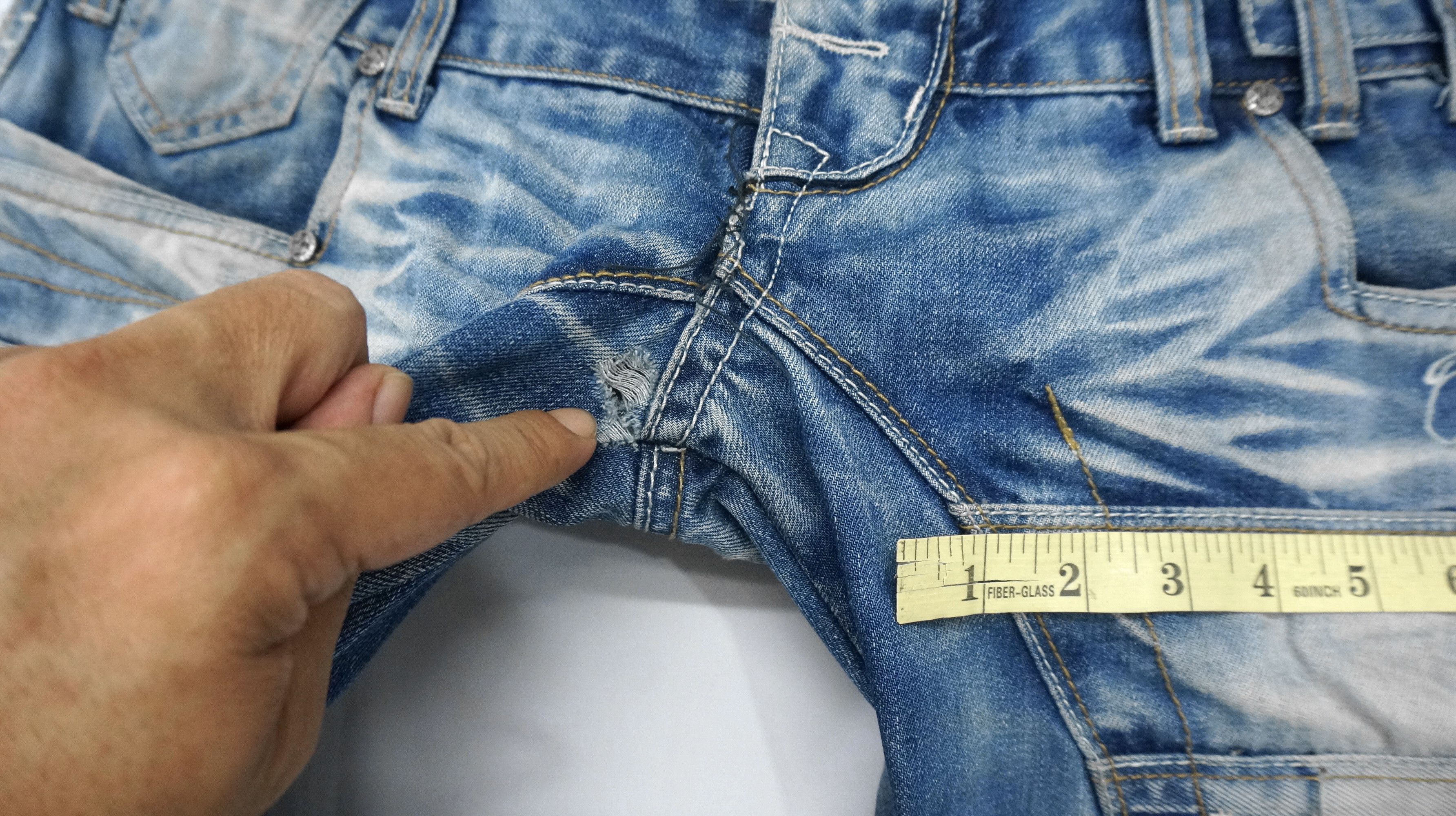 Japanese Brand Vintage 🔥 JAPRAG OKISHANA SAMOKI Button fly Jeans Size US 37 - 16 Thumbnail