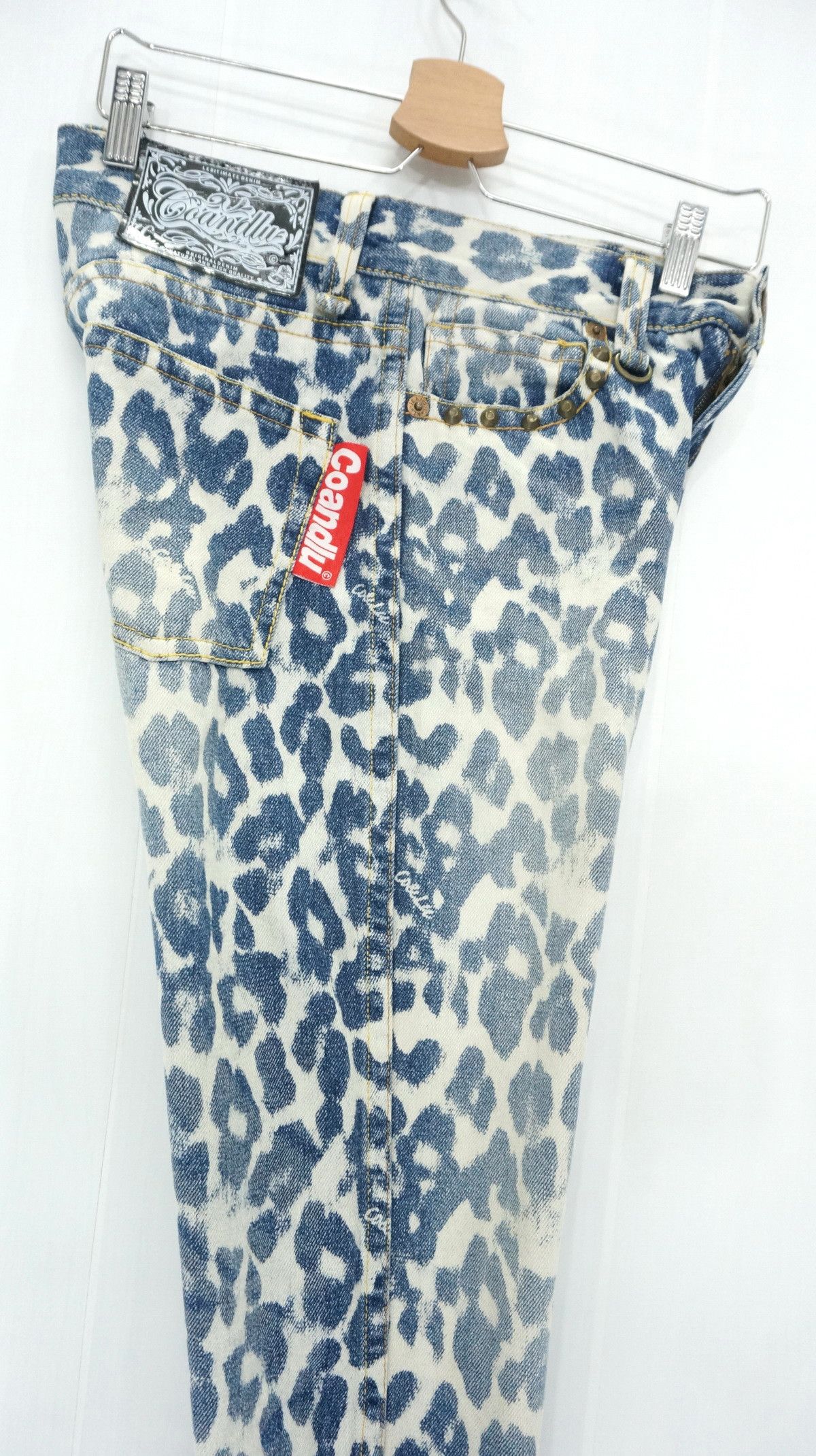 Japanese Brand CO & LU Leopard Print Jeans Size US 28 / EU 44 - 10 Thumbnail