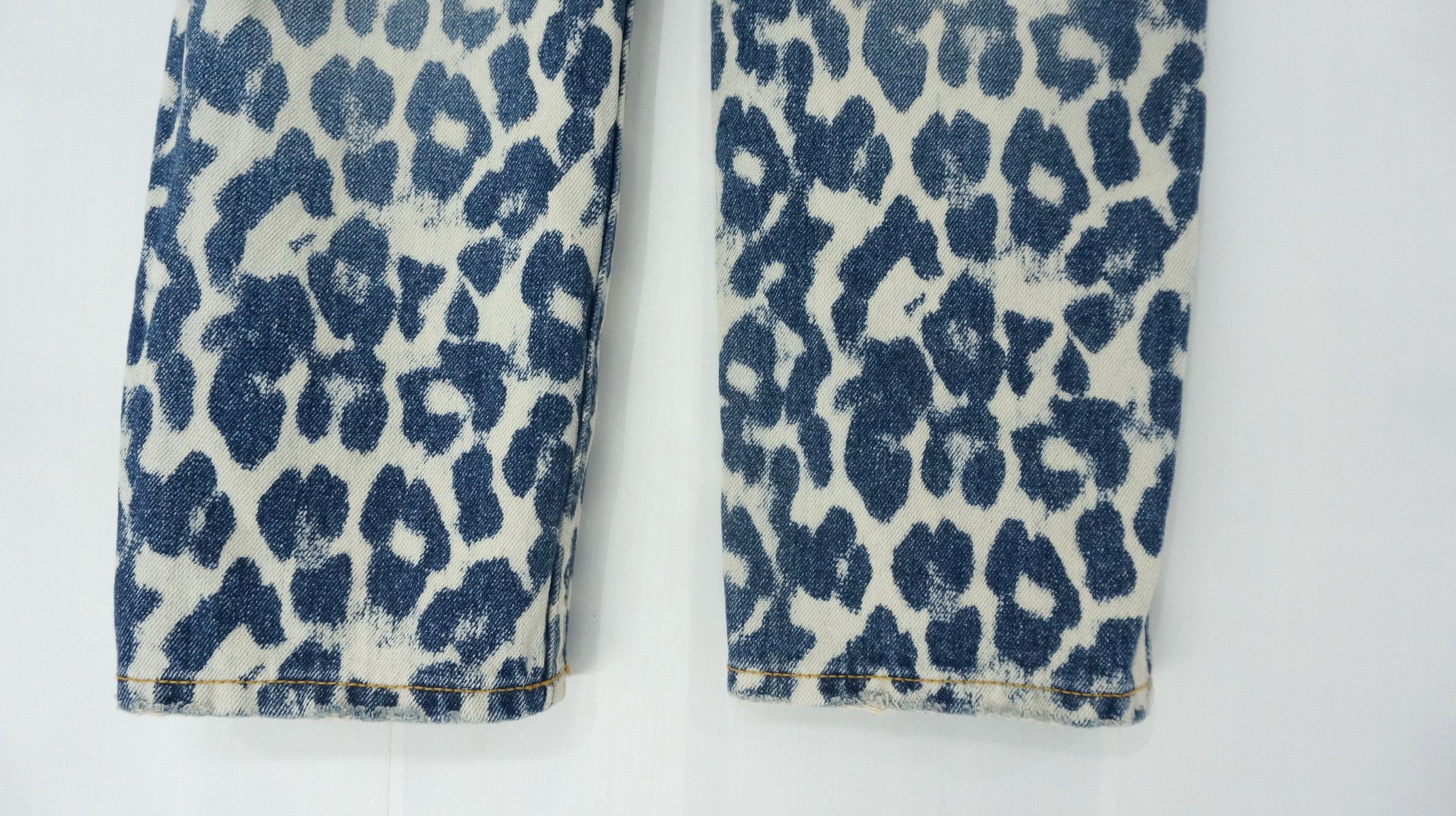 Japanese Brand CO & LU Leopard Print Jeans Size US 28 / EU 44 - 8 Thumbnail
