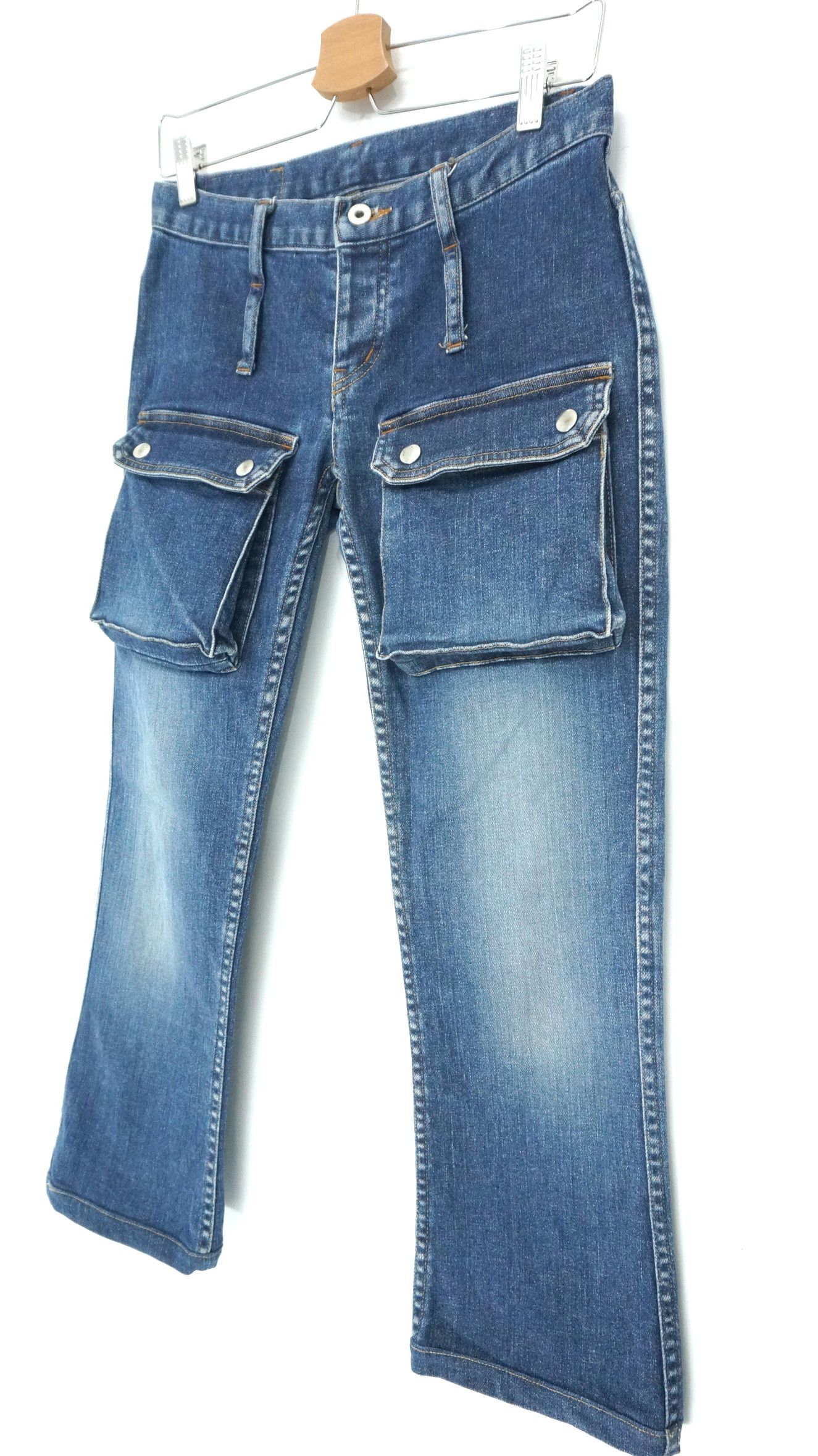Hysteric Glamour Non Selvedge Cargo Crop Denim