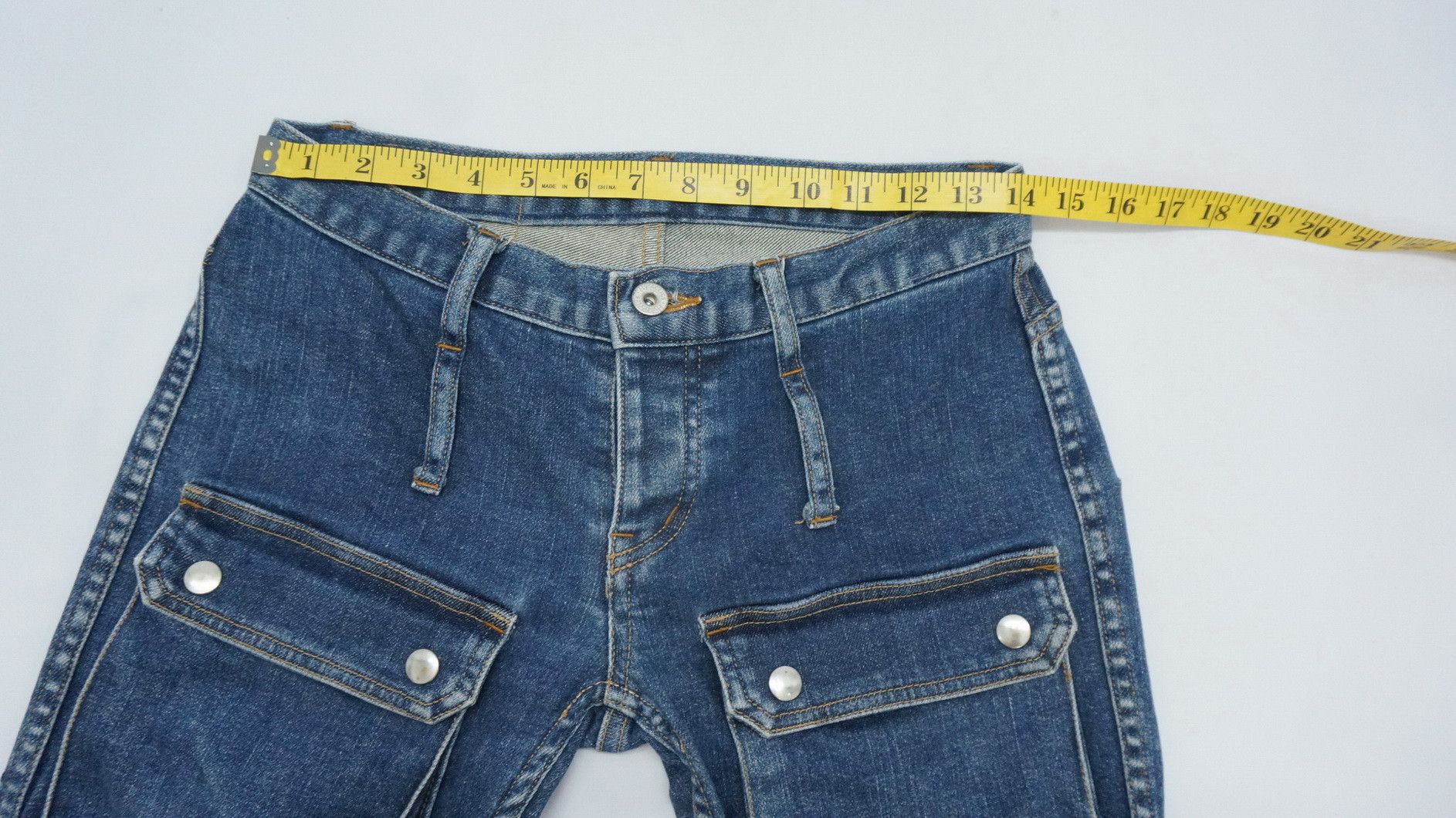 Hysteric Glamour Hysteric Glamour Non Selvedge Cargo Crop Denim Size US 28 / EU 44 - 14 Thumbnail