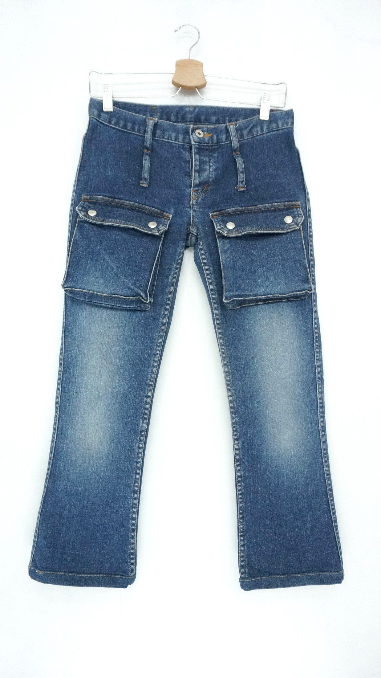 Hysteric Glamour Hysteric Glamour Non Selvedge Cargo Crop Denim Size US 28 / EU 44 - 2 Thumbnail