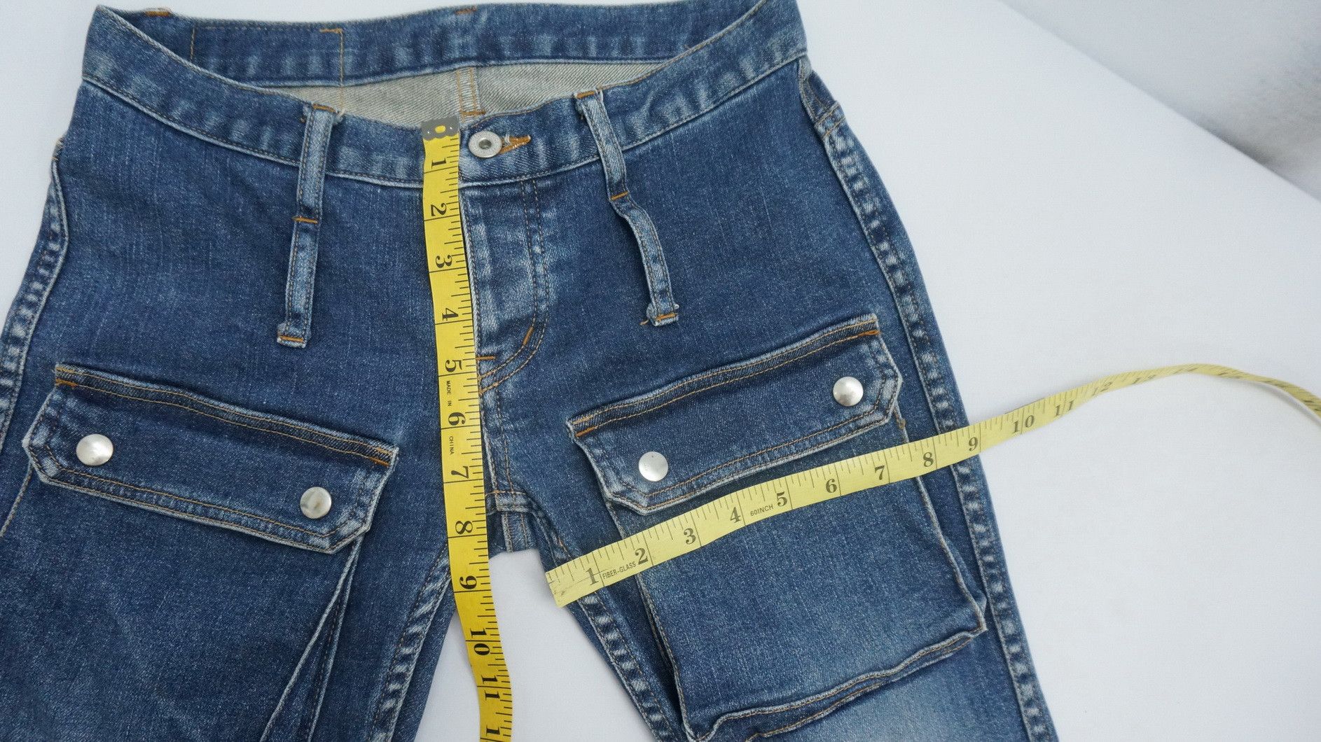 Hysteric Glamour Hysteric Glamour Non Selvedge Cargo Crop Denim Size US 28 / EU 44 - 15 Thumbnail