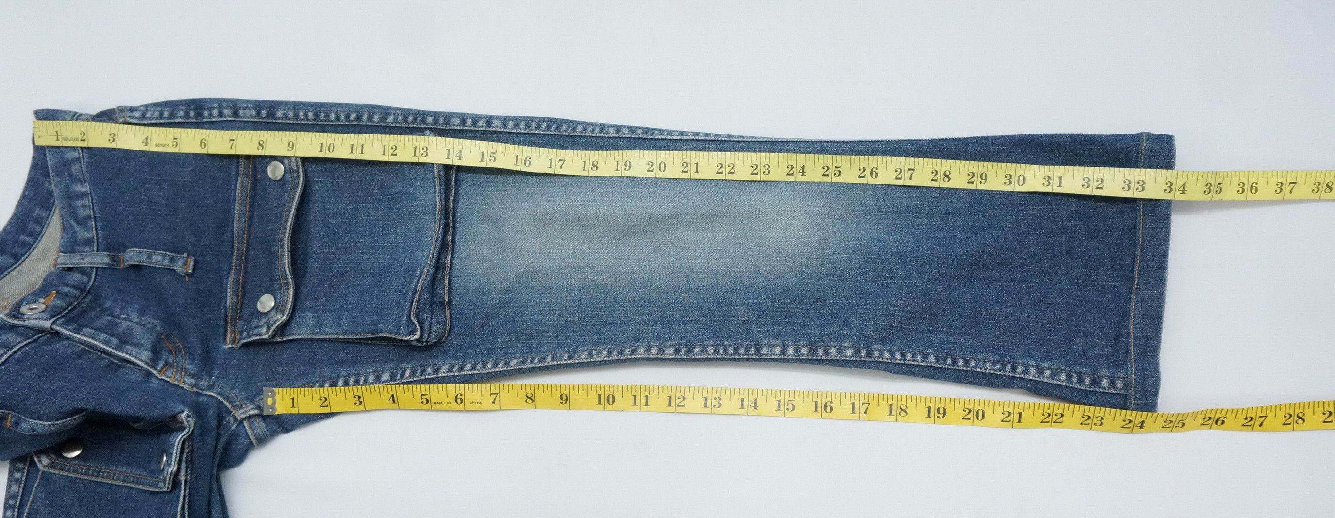 Hysteric Glamour Hysteric Glamour Non Selvedge Cargo Crop Denim Size US 28 / EU 44 - 17 Thumbnail