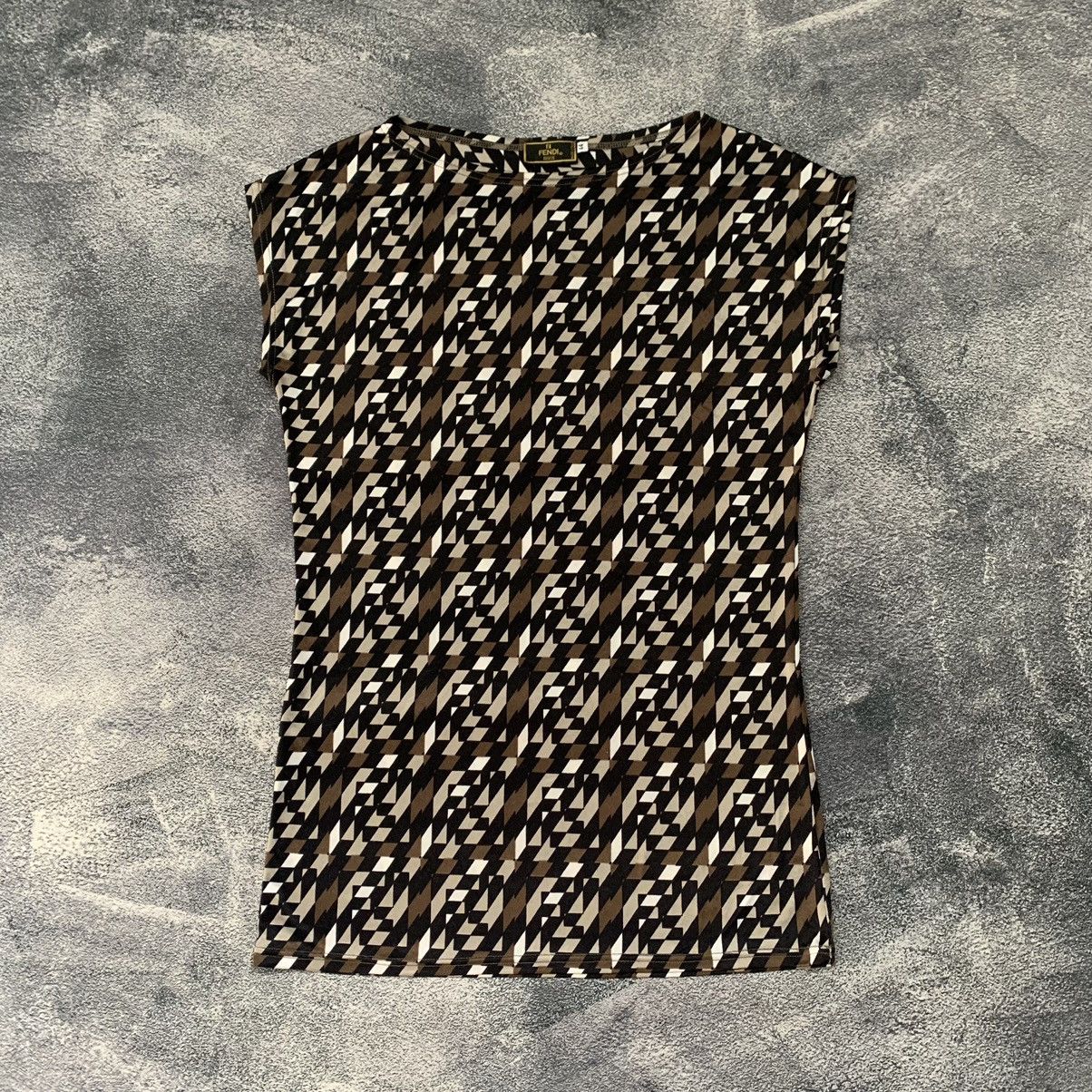 Fendi 🔥Fendi strech Monogram Shirt Size M / US 6-8 / IT 42-44 - 1 Thumbnail