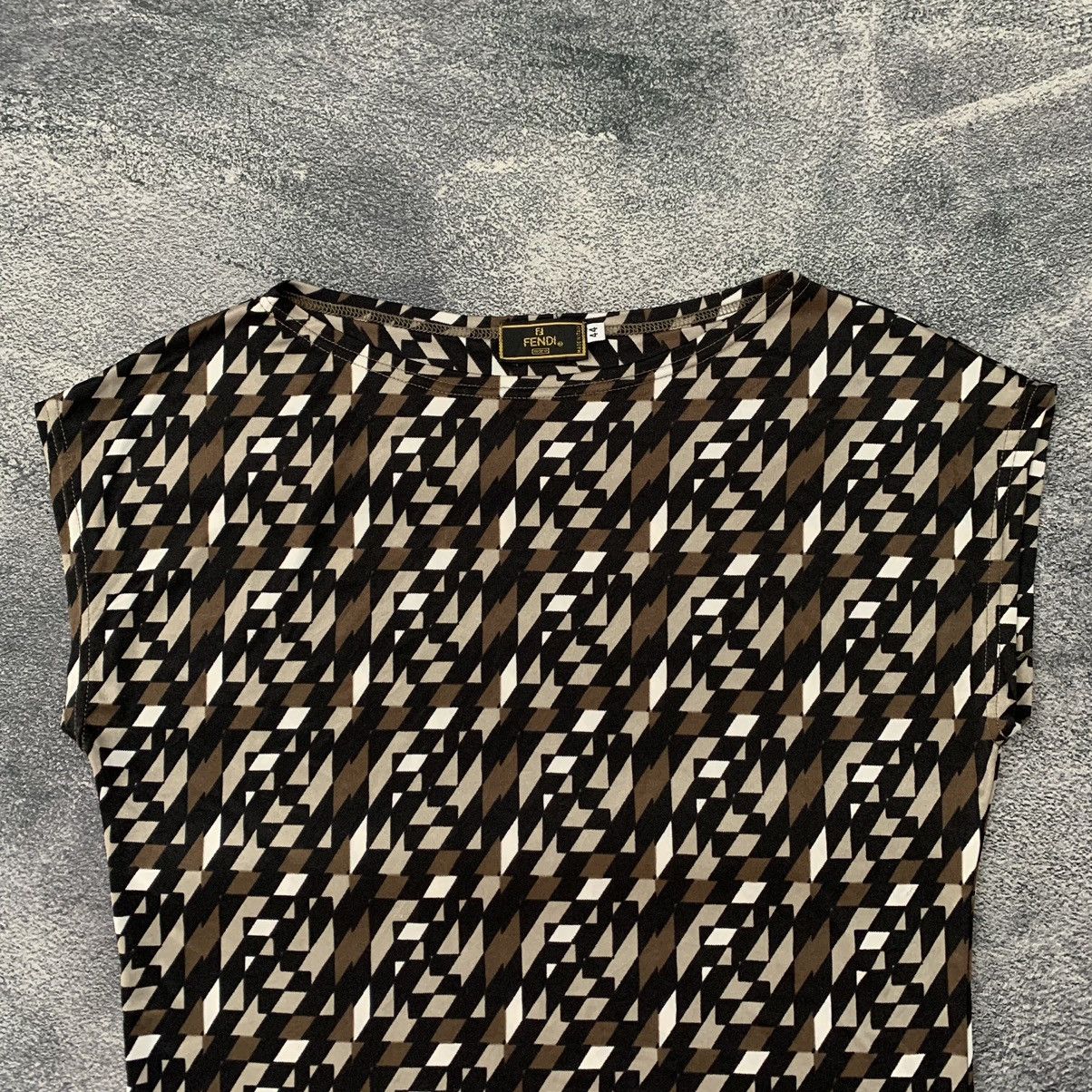 Fendi 🔥Fendi strech Monogram Shirt Size M / US 6-8 / IT 42-44 - 3 Thumbnail