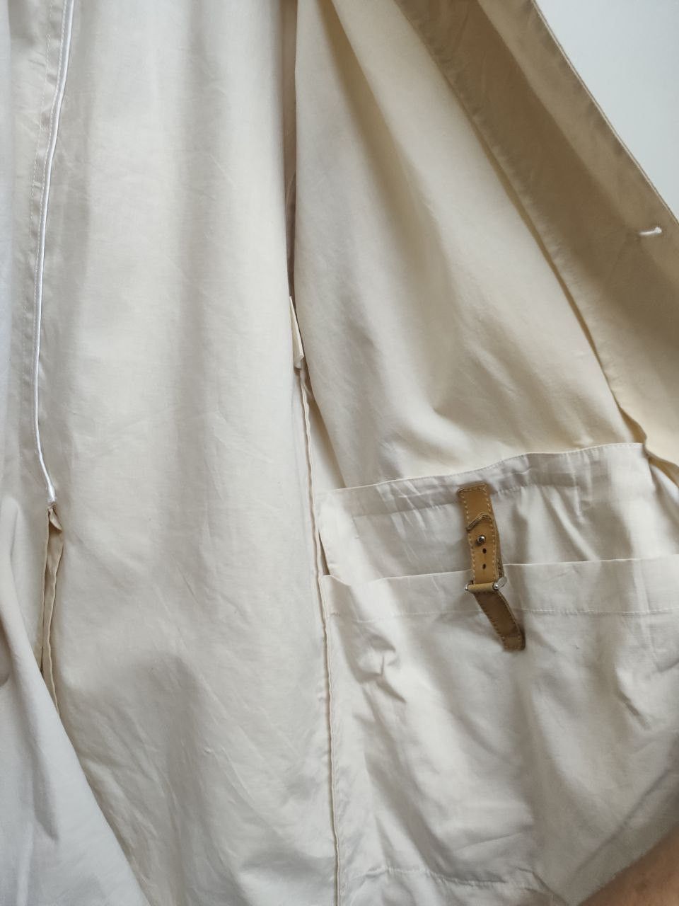 Moncler × Vintage Vtg Moncler Cotton Tranche Coat Jacket Size US L / EU 52-54 / 3 - 13 Thumbnail