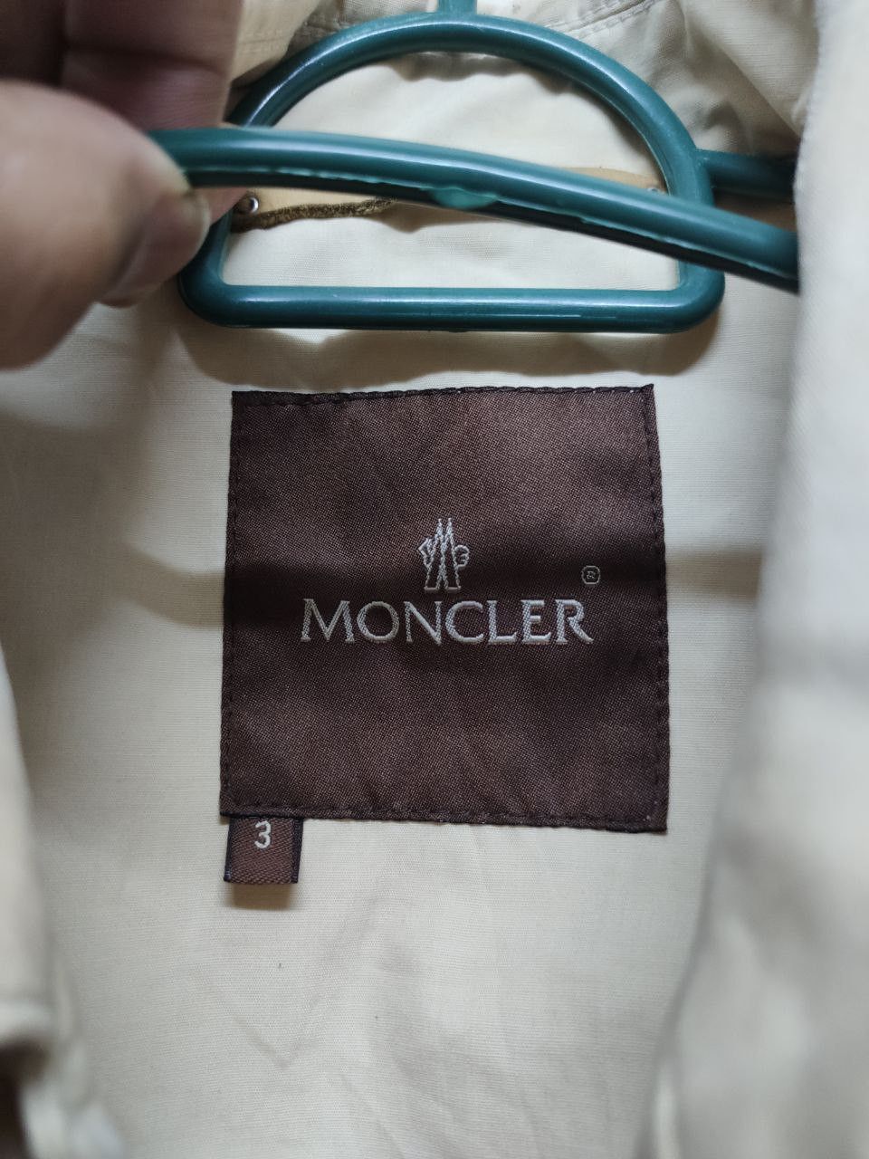 Moncler × Vintage Vtg Moncler Cotton Tranche Coat Jacket Size US L / EU 52-54 / 3 - 7 Thumbnail
