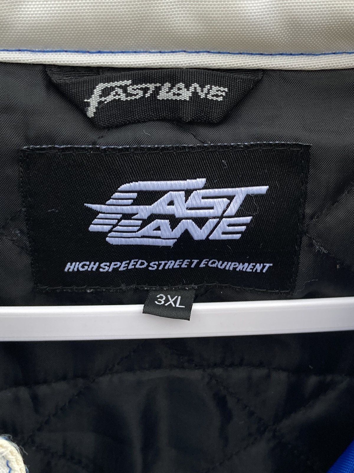 Vintage Fast lane Speed Freak vintage racing blue jacket Size US XXL / EU 58 / 5 - 13 Thumbnail