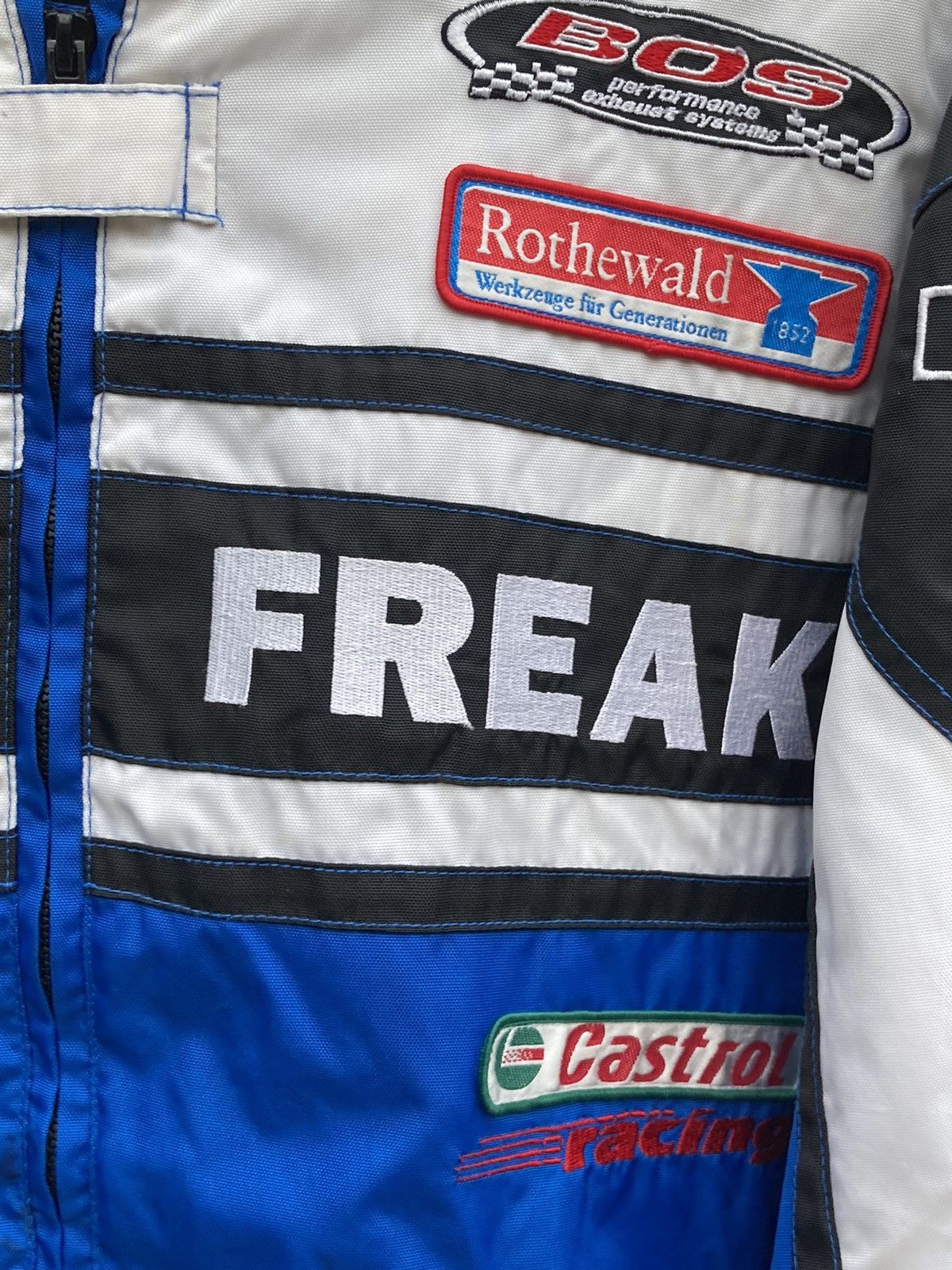 Vintage Fast lane Speed Freak vintage racing blue jacket Size US XXL / EU 58 / 5 - 10 Thumbnail