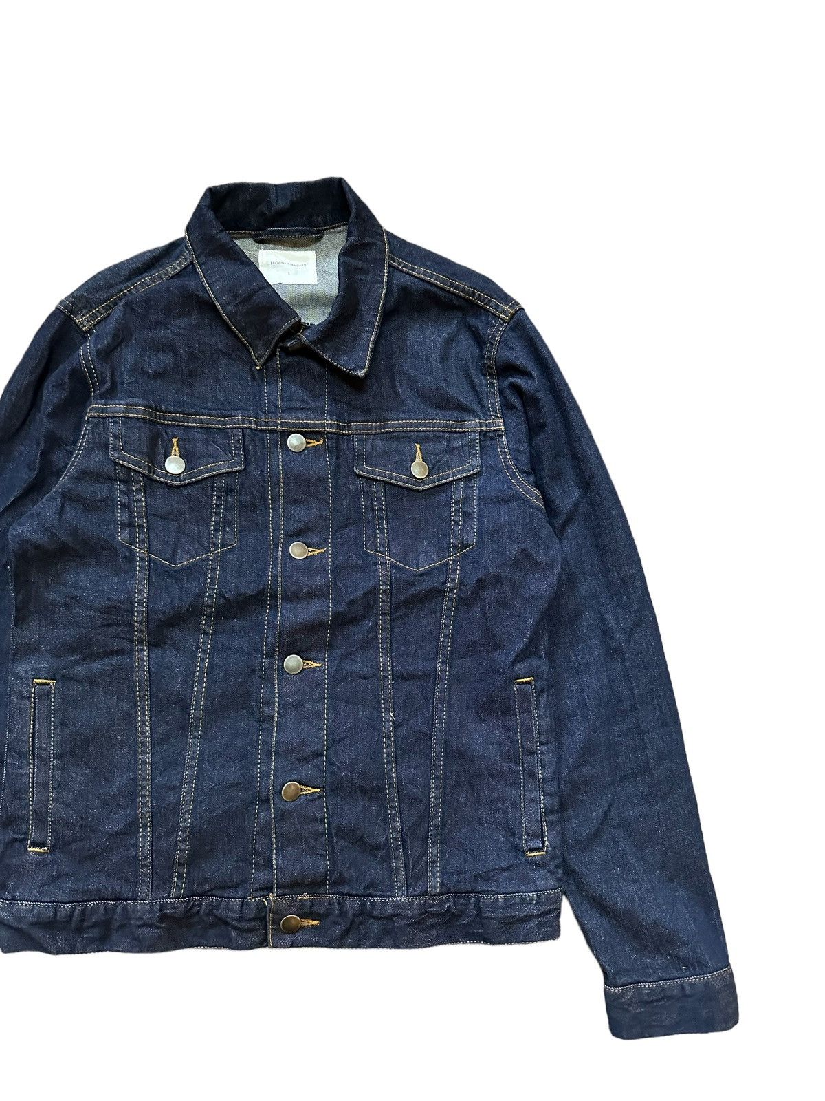 Japanese Brand Denim Jacket Browny Standard Size US M / EU 48-50 / 2 - 2 Thumbnail