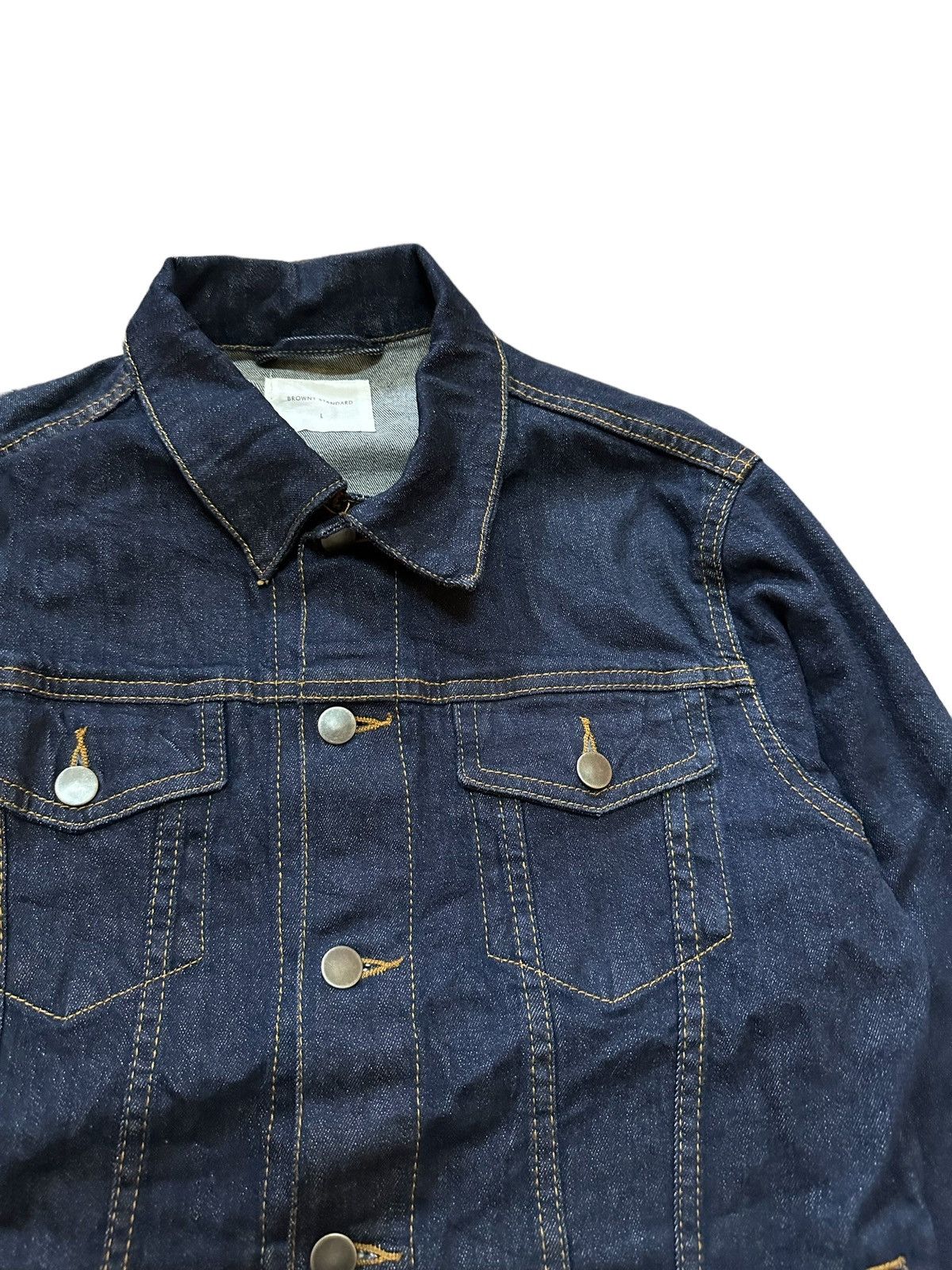 Japanese Brand Denim Jacket Browny Standard Size US M / EU 48-50 / 2 - 4 Thumbnail