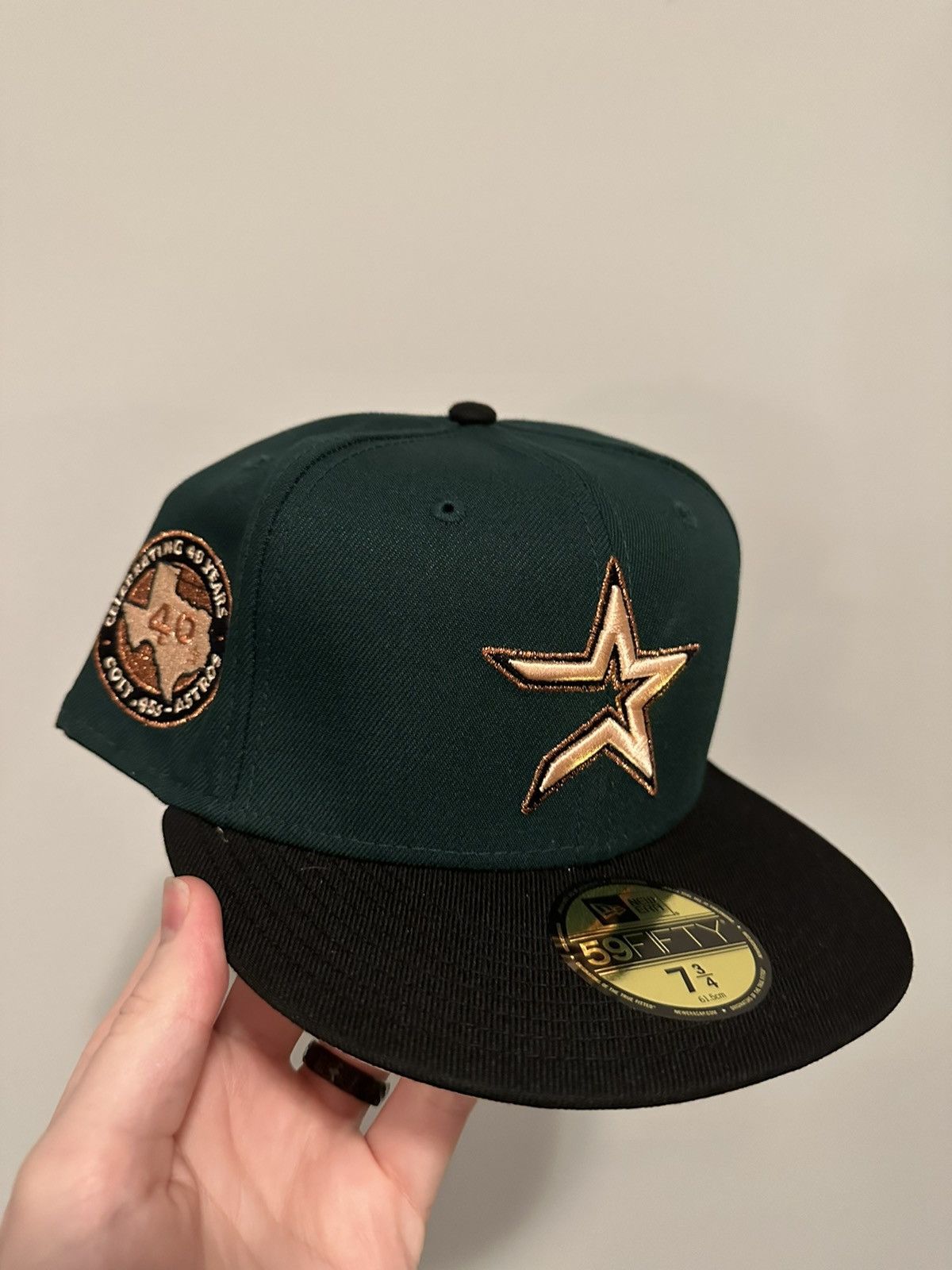 New Era Houston Astros 7 3/4 green Size ONE SIZE - 1 Thumbnail
