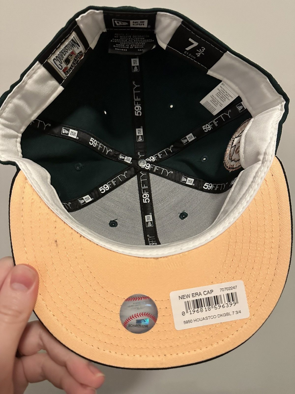 New Era Houston Astros 7 3/4 green Size ONE SIZE - 5 Thumbnail