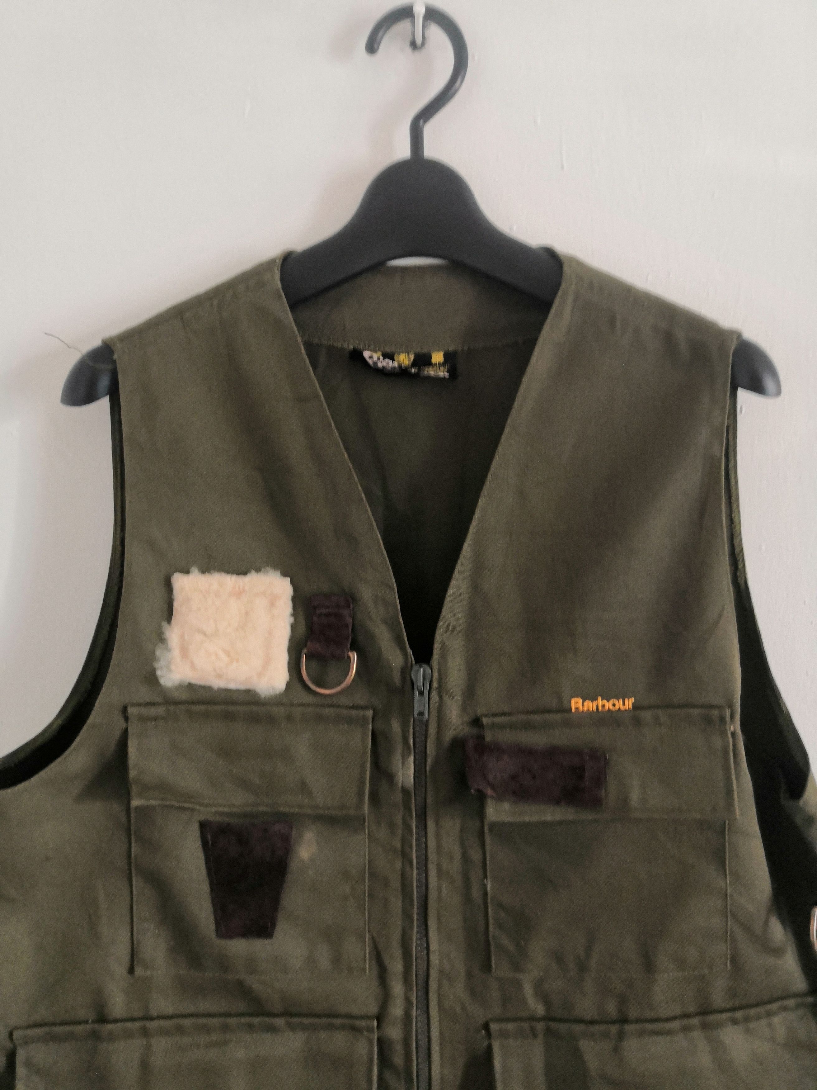 Barbour Fischer Clothing Barbour Green Fishing Vest Jacket Grailed