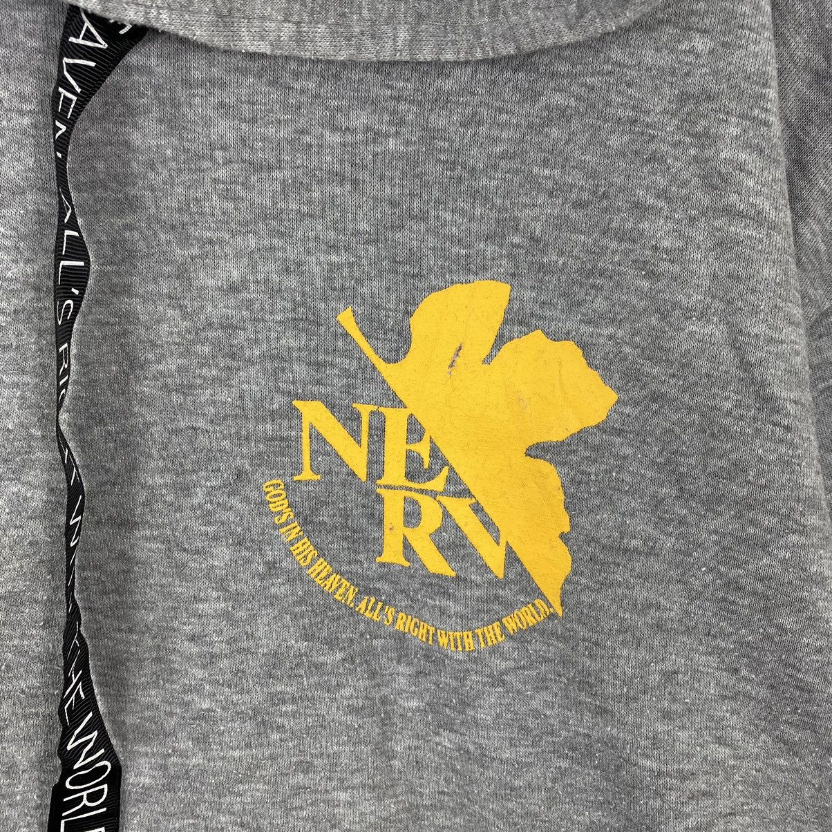 Japanese Brand EVANGELION Japanese Anime Nerv EVA 0 Print Oversize Hoodie Size US L / EU 52-54 / 3 - 4 Thumbnail