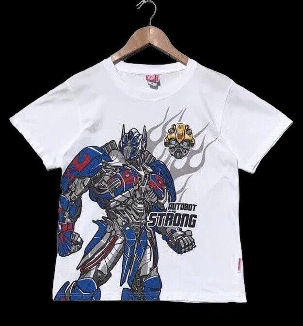 image of Cartoon Network x Movie Transformers in White, Men's (Size Small)