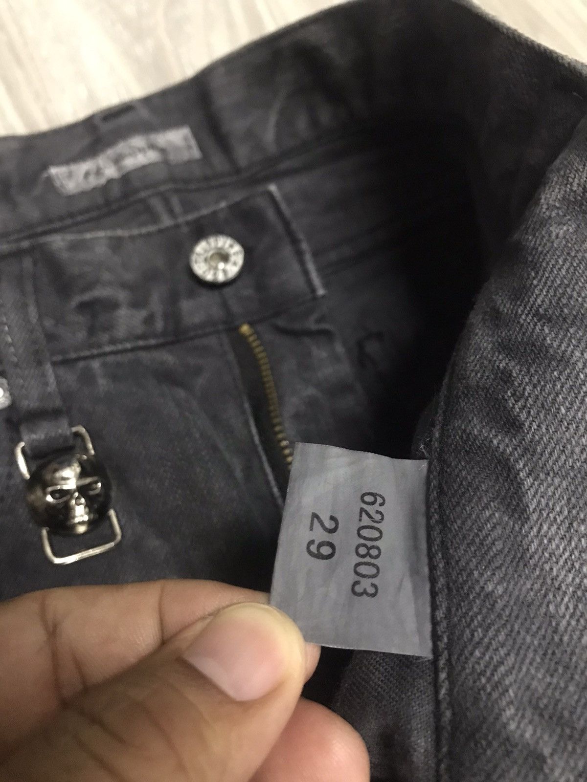 Beauty Beast “Ego Tripping” - Cyber Punk Multi Zipper Jeans Size US 31 - 15 Thumbnail