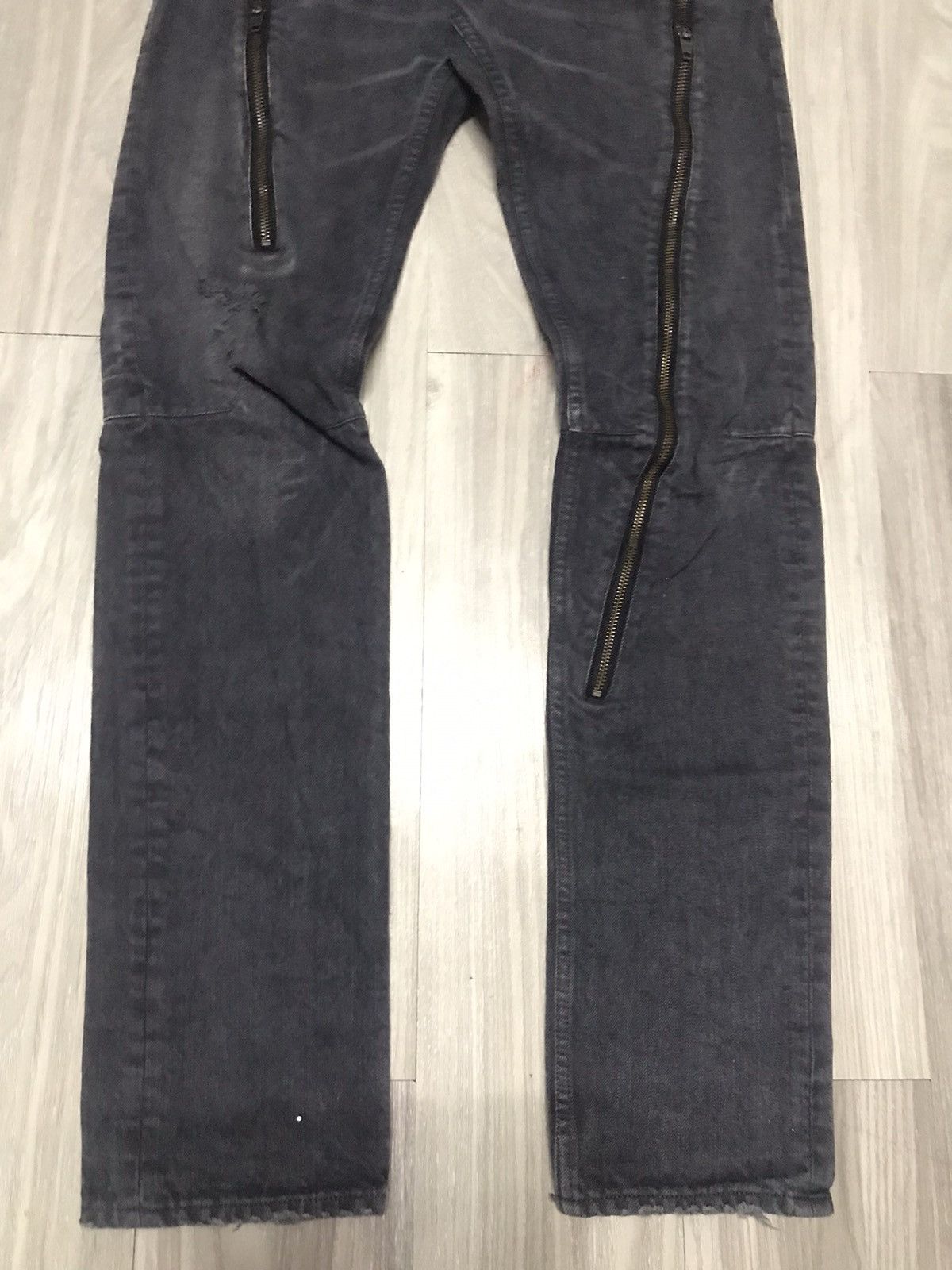 Beauty Beast “Ego Tripping” - Cyber Punk Multi Zipper Jeans Size US 31 - 3 Thumbnail