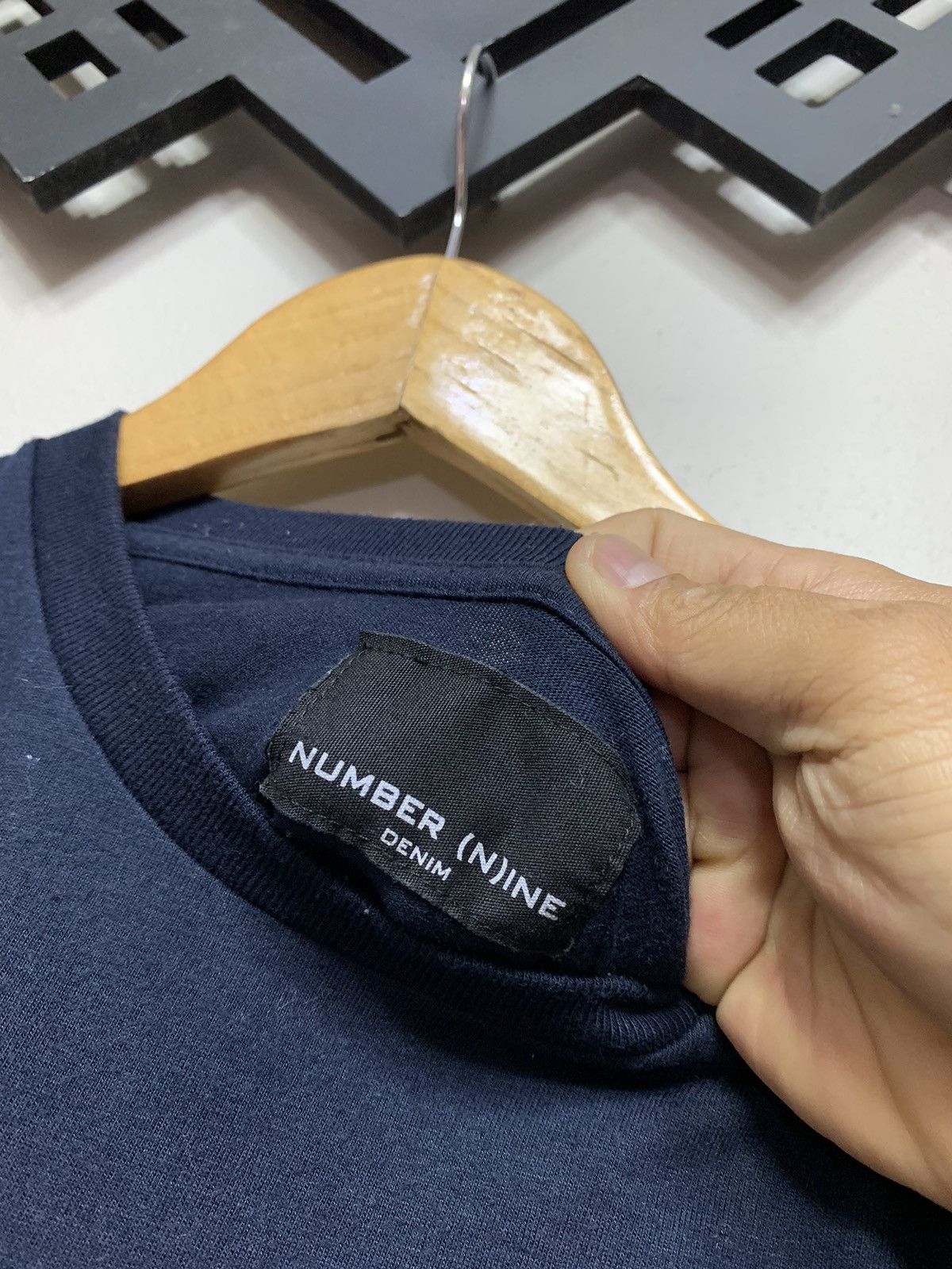 Designer × Japanese Brand × Number (N)ine NUMBER (N)INE SIDE TAPE LONG SLEEVES SHIRT Size US M / EU 48-50 / 2 - 4 Thumbnail