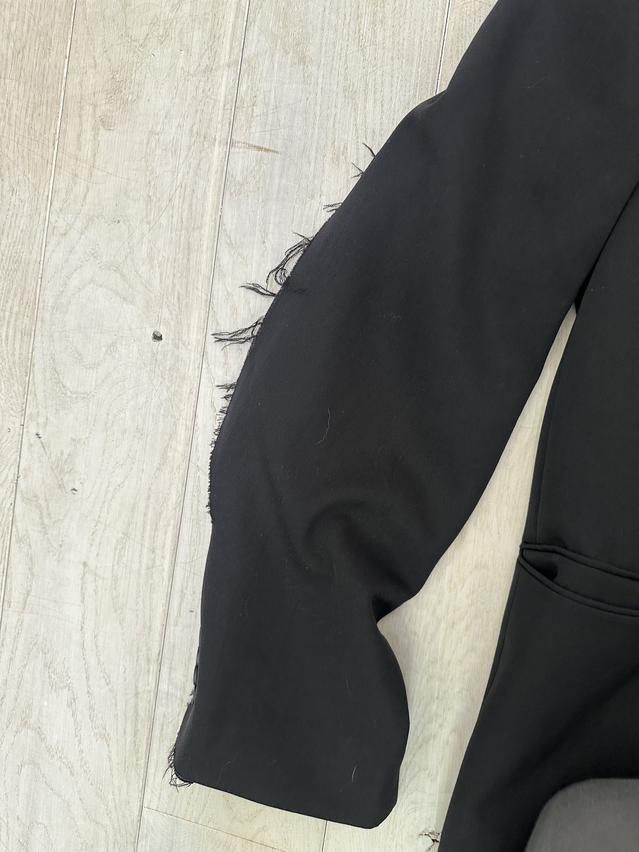 Balenciaga FW21 Torn Oversized Blazer Size 38L - 5 Thumbnail